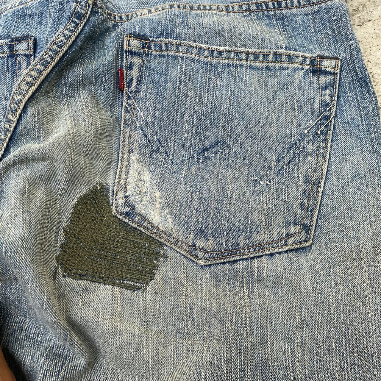 Edwin Vintage Exclusive Model XU Edwin Patchwork Denim Size US 31 - 13 Thumbnail