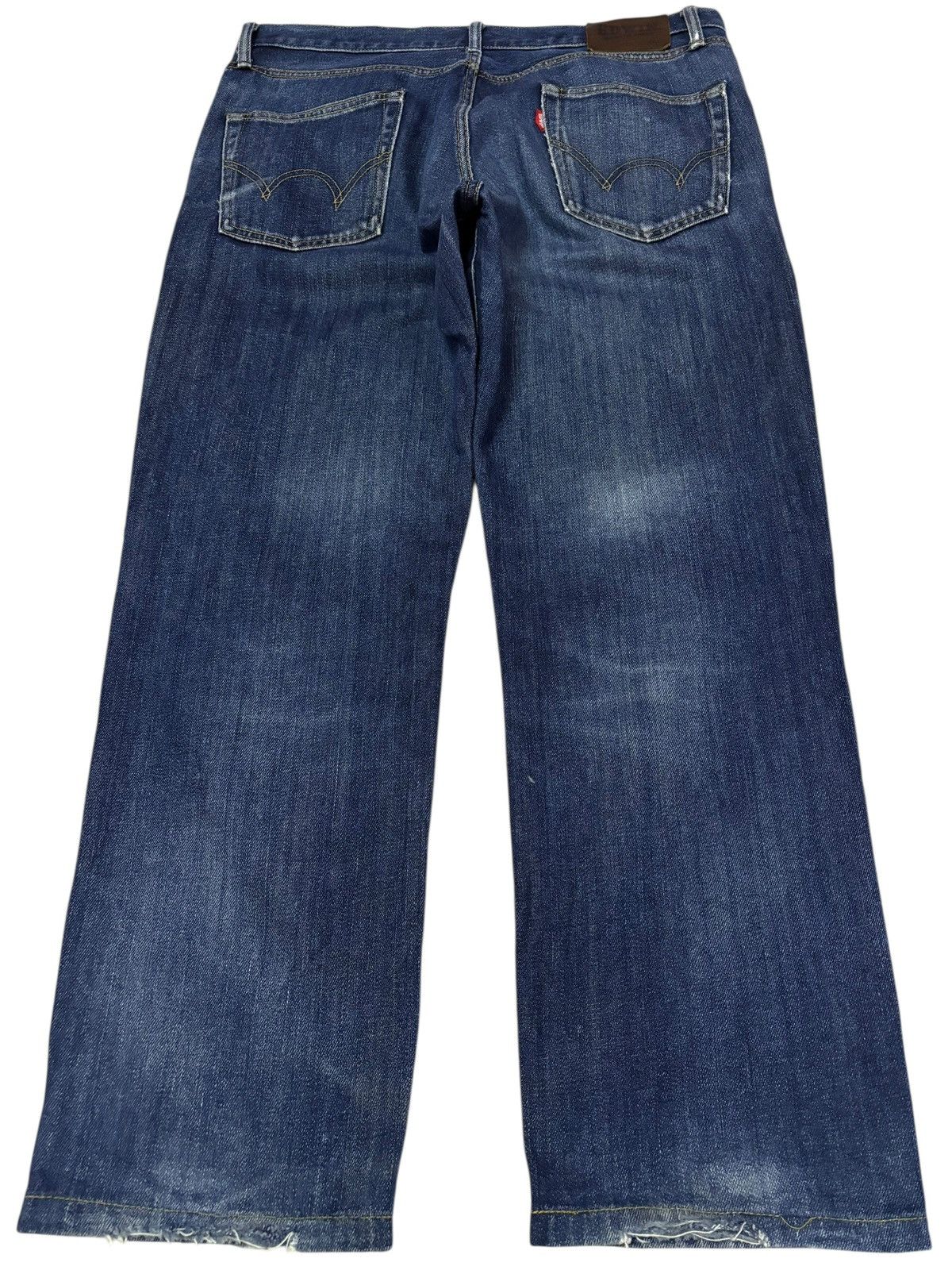 Edwin Vtg Edwin Japan 503 Distressed Jeans Size US 34 / EU 50 - 2 Thumbnail