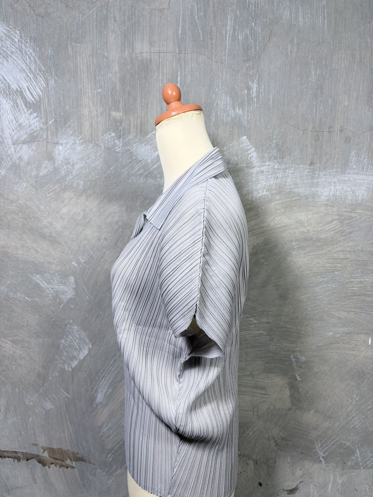 Japanese Brand Unknown Women Pleats Tops Issey Miyake Style Size M / US 6-8 / IT 42-44 - 3 Thumbnail
