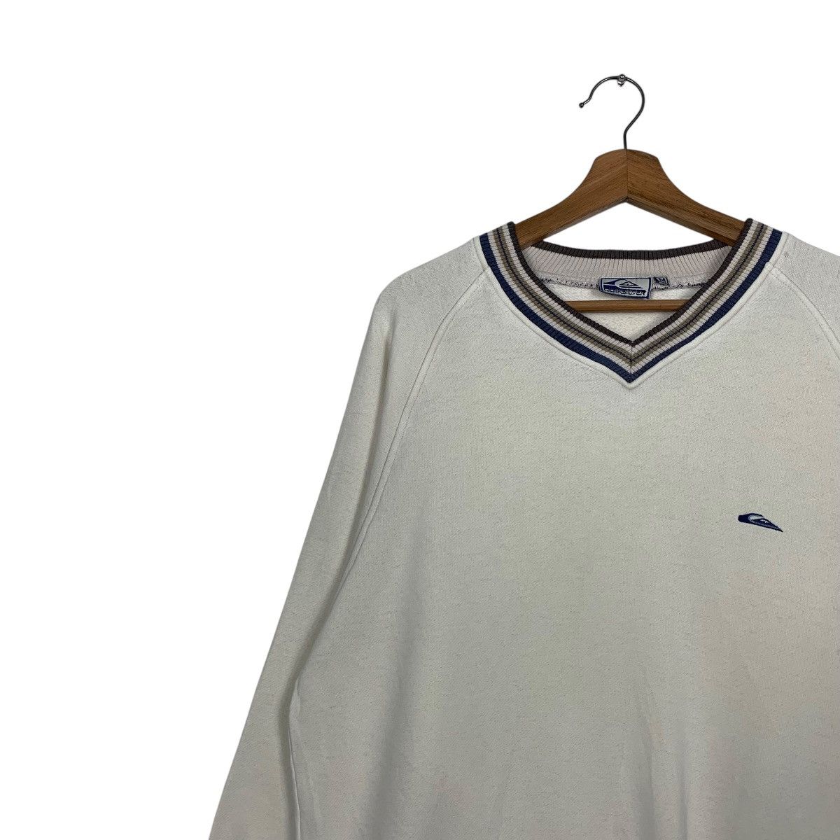 Quiksilver Vintage Quiksilver V-neck Sweatshirt Size US M / EU 48-50 / 2 - 6 Thumbnail