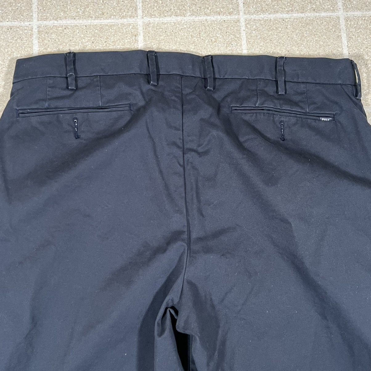 Polo Ralph Lauren Polo Ralph Lauren Stretch Slim Fit Chino Pants Navy Blue Size US 38 / EU 54 - 4 Thumbnail