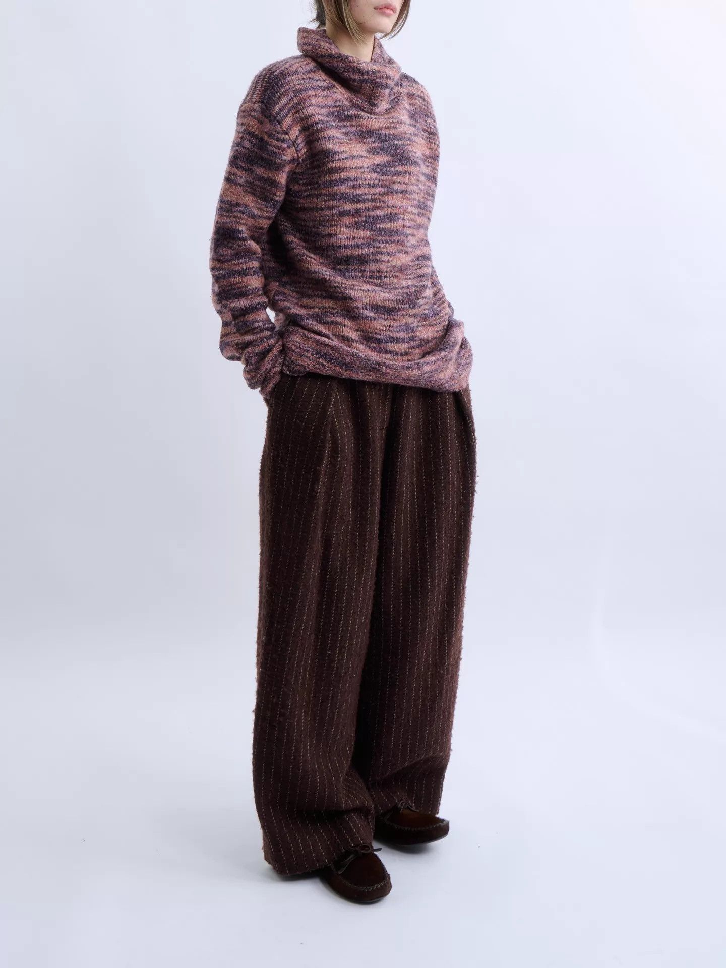 Sies Marjan Sies Marjan Multicolor Wool-Silk Turtleneck Sweater M Size M / US 6-8 / IT 42-44 - 6 Thumbnail