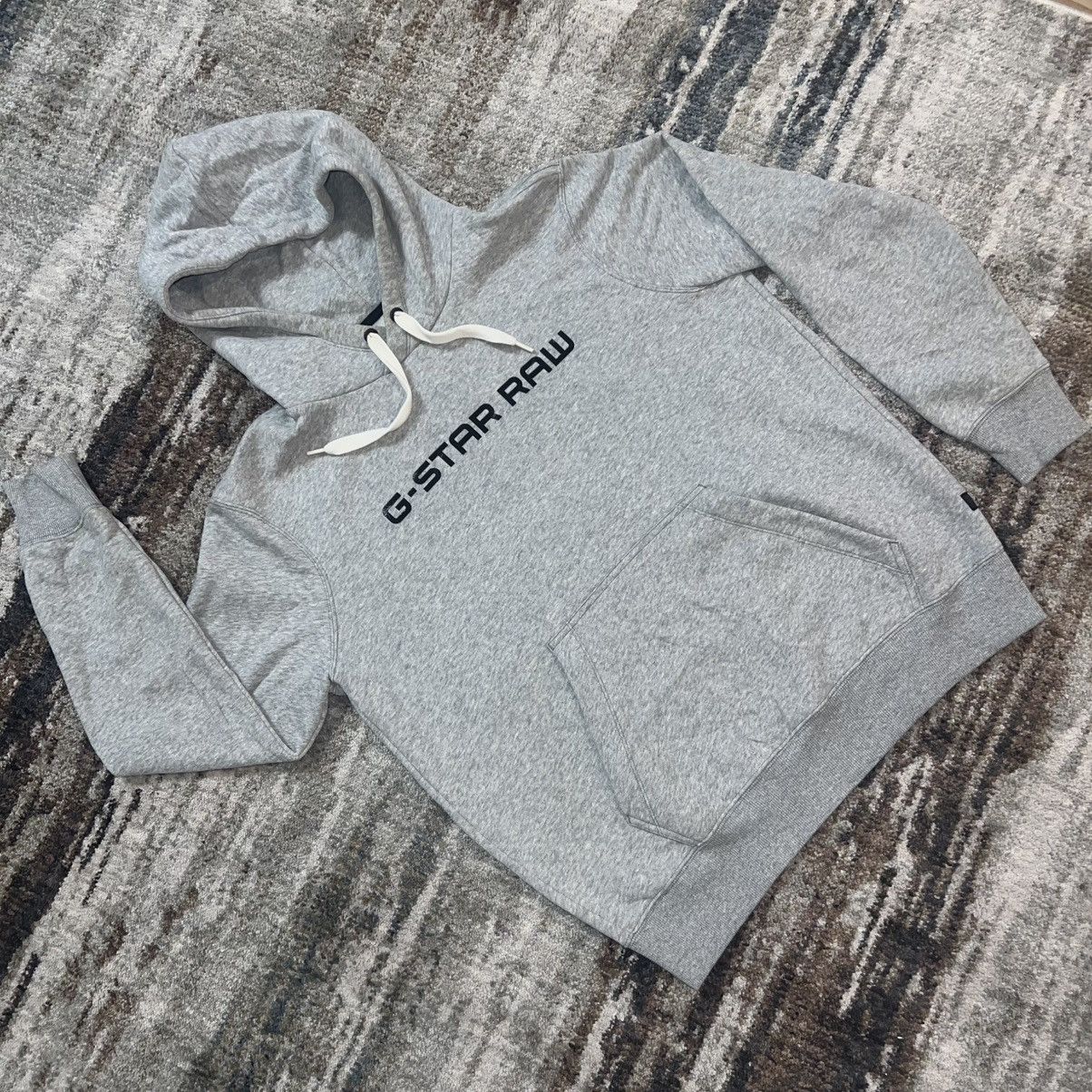 G-Star G-Star RAW pullover grey hoodie hooded sweat shirt G - Star Size US XL / EU 56 / 4 - 2 Thumbnail