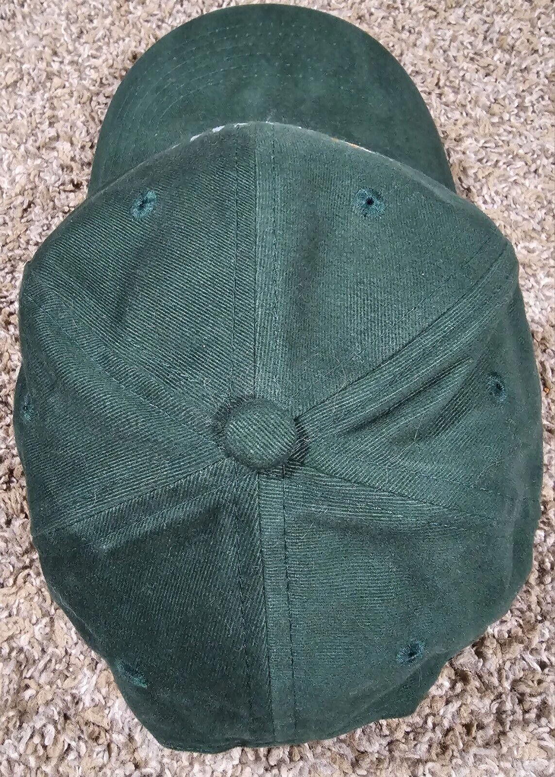 Designer Horsburgh & Scott Green Strapback Cap Hat Adjustable Size ONE SIZE - 5 Thumbnail