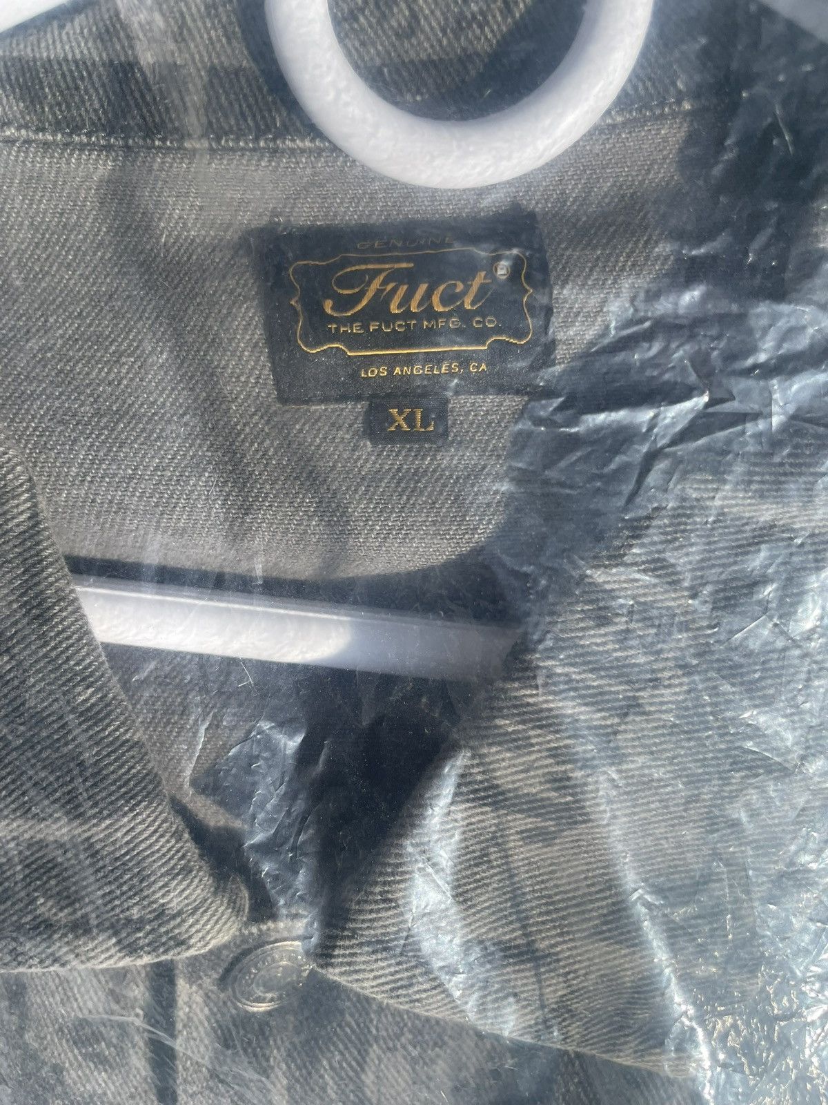 FUCT FUCT “Faces” Black Denim Jacket Size US XL / EU 56 / 4 - 2 Thumbnail