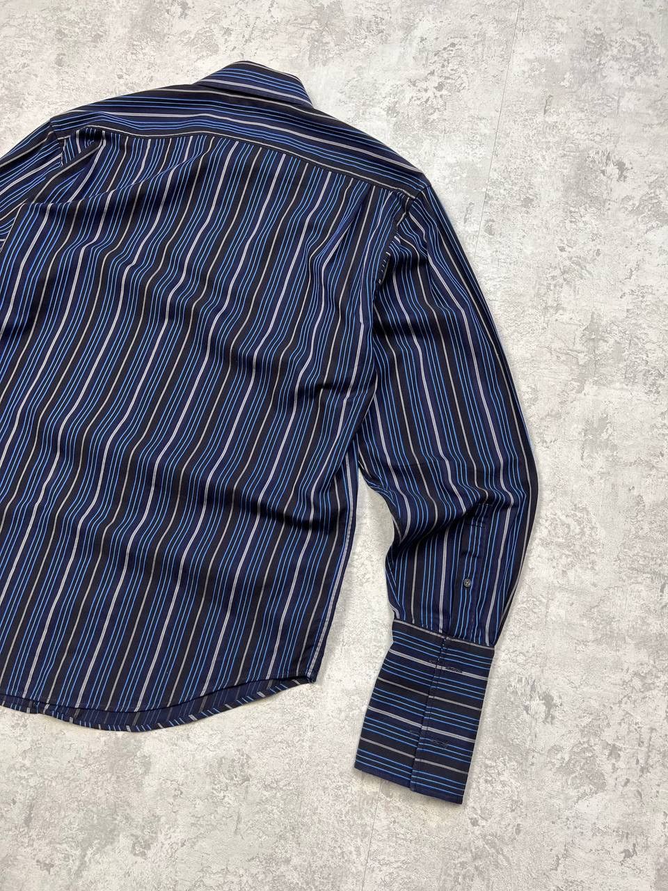 Yves Saint Laurent Yves Saint Laurent Striped Shirt Size US M / EU 48-50 / 2 - 12 Thumbnail