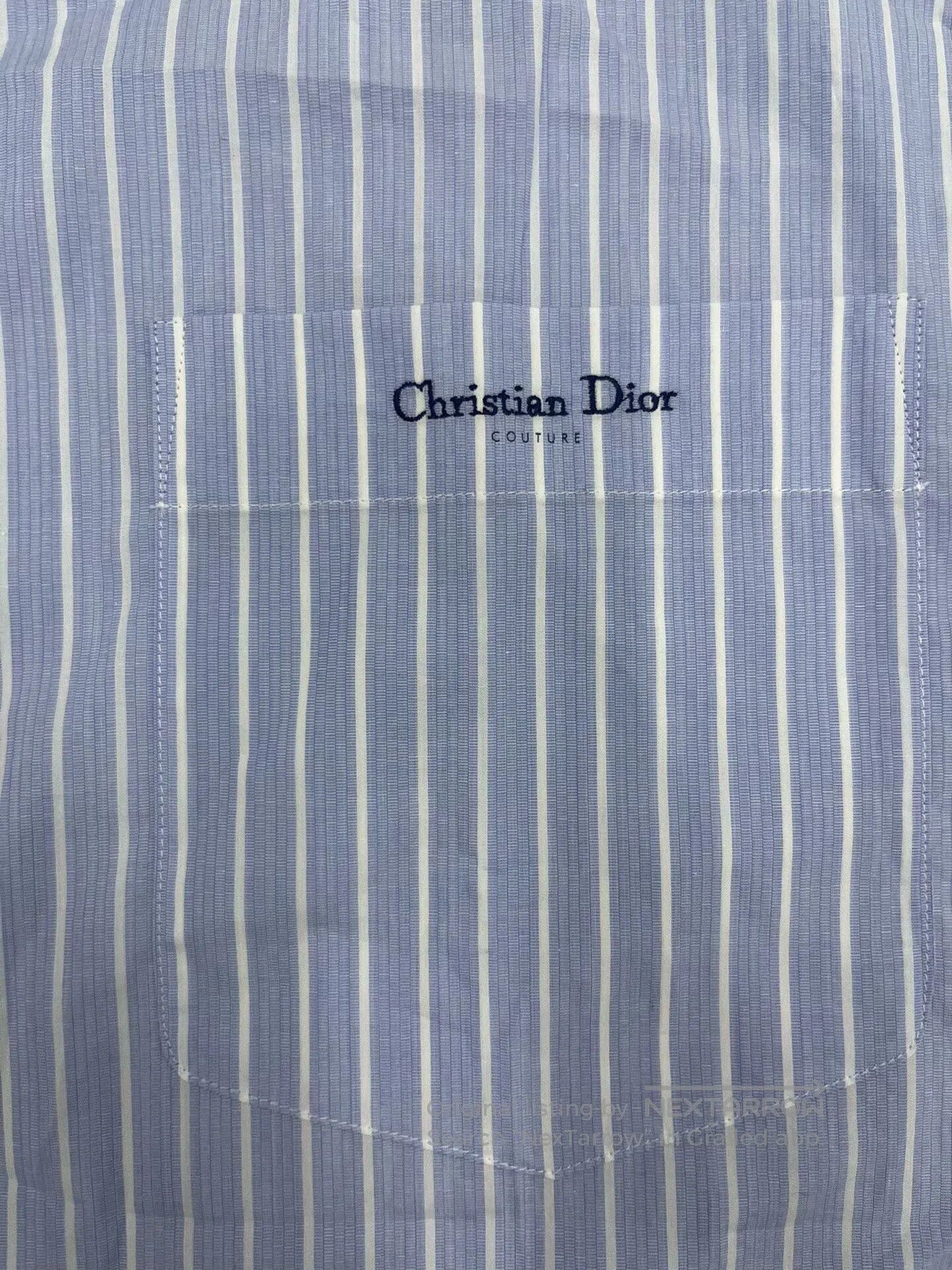 Dior dior fw22 striped long sleeve shirt. Size US M / EU 48-50 / 2 - 3 Thumbnail