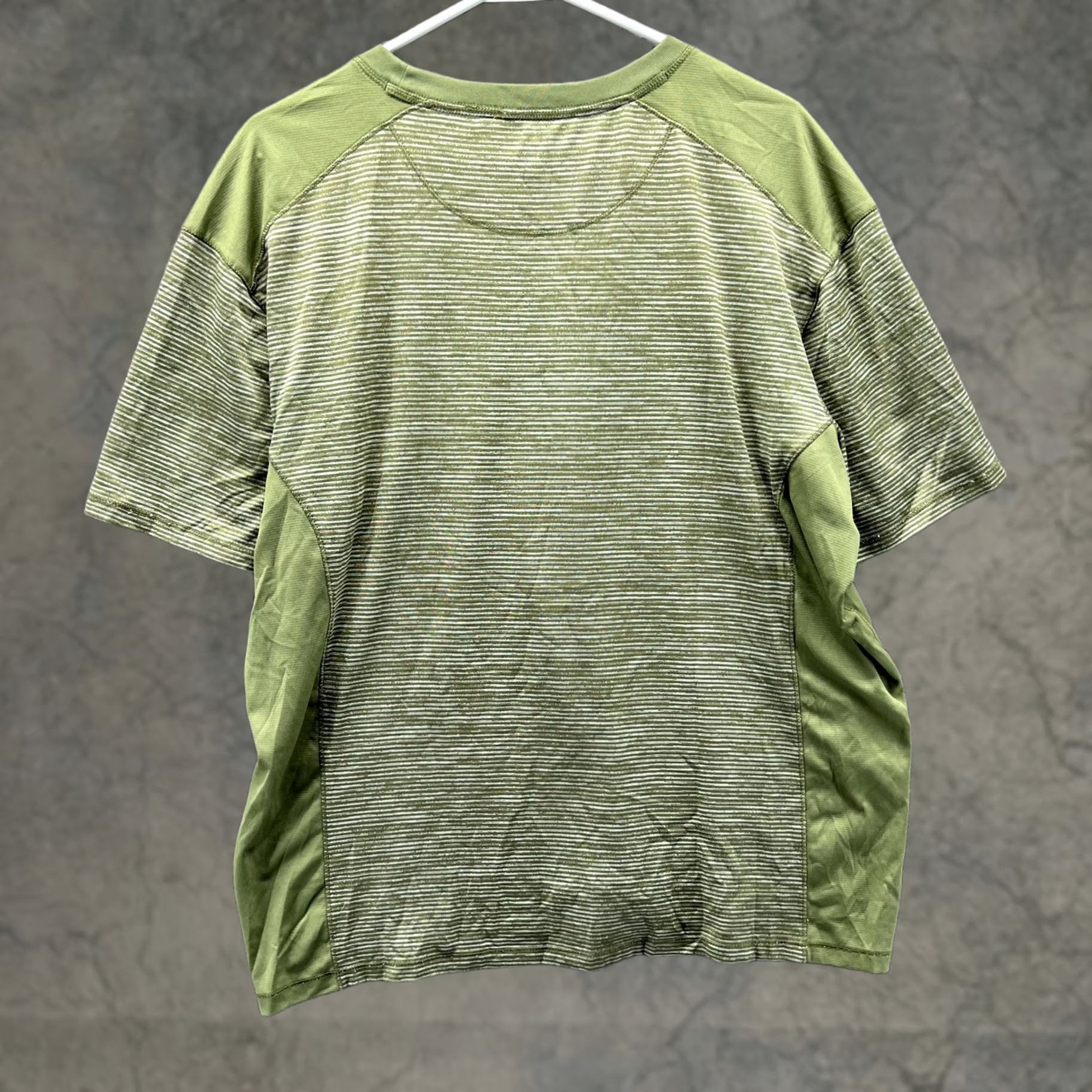 Vintage Reel Legends Shirt Mens Large Green Striped Freeline Life Tee Tagless Outdoor Summer Reg/Adult Size US L / EU 52-54 / 3 - 1 Thumbnail