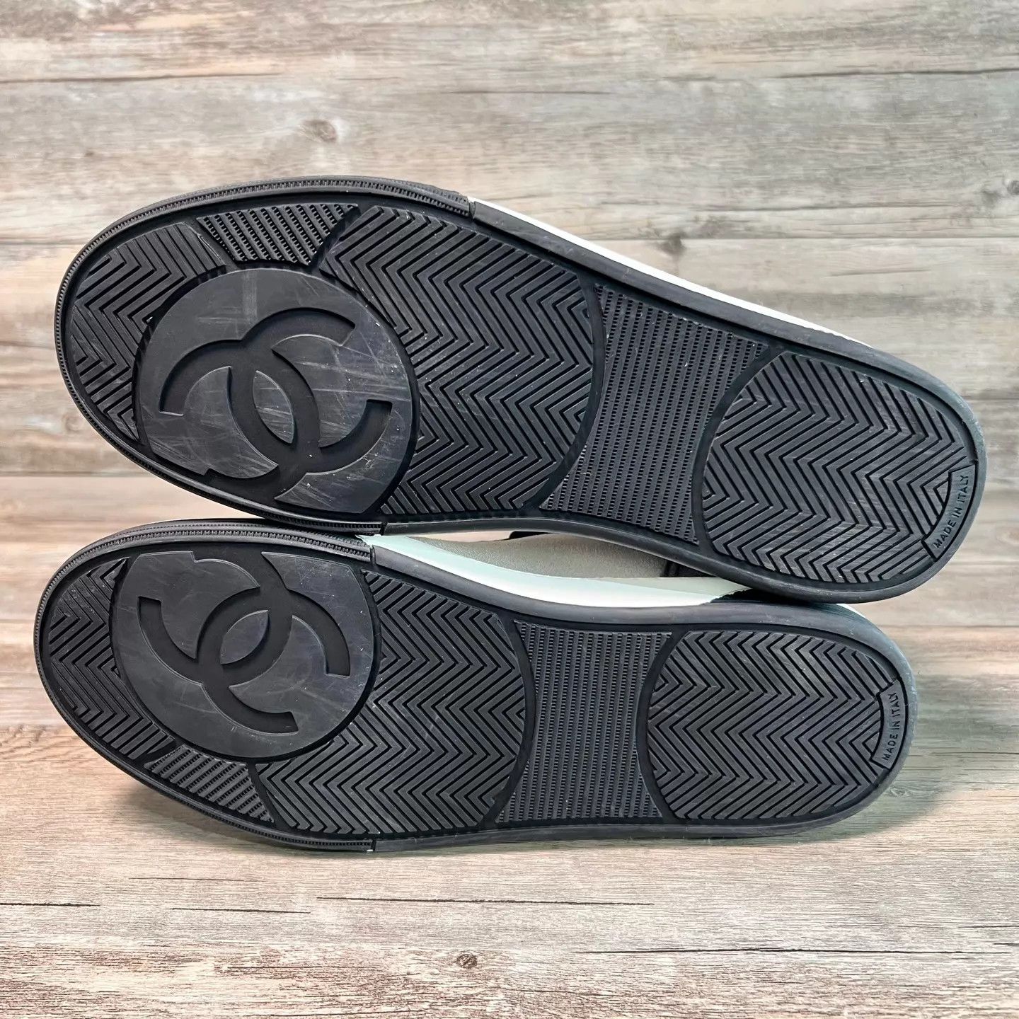 Chanel Chanel Men's Gray/Black-Gray/White-Gray Sneaker Size US 6 / EU 39 - 6 Thumbnail