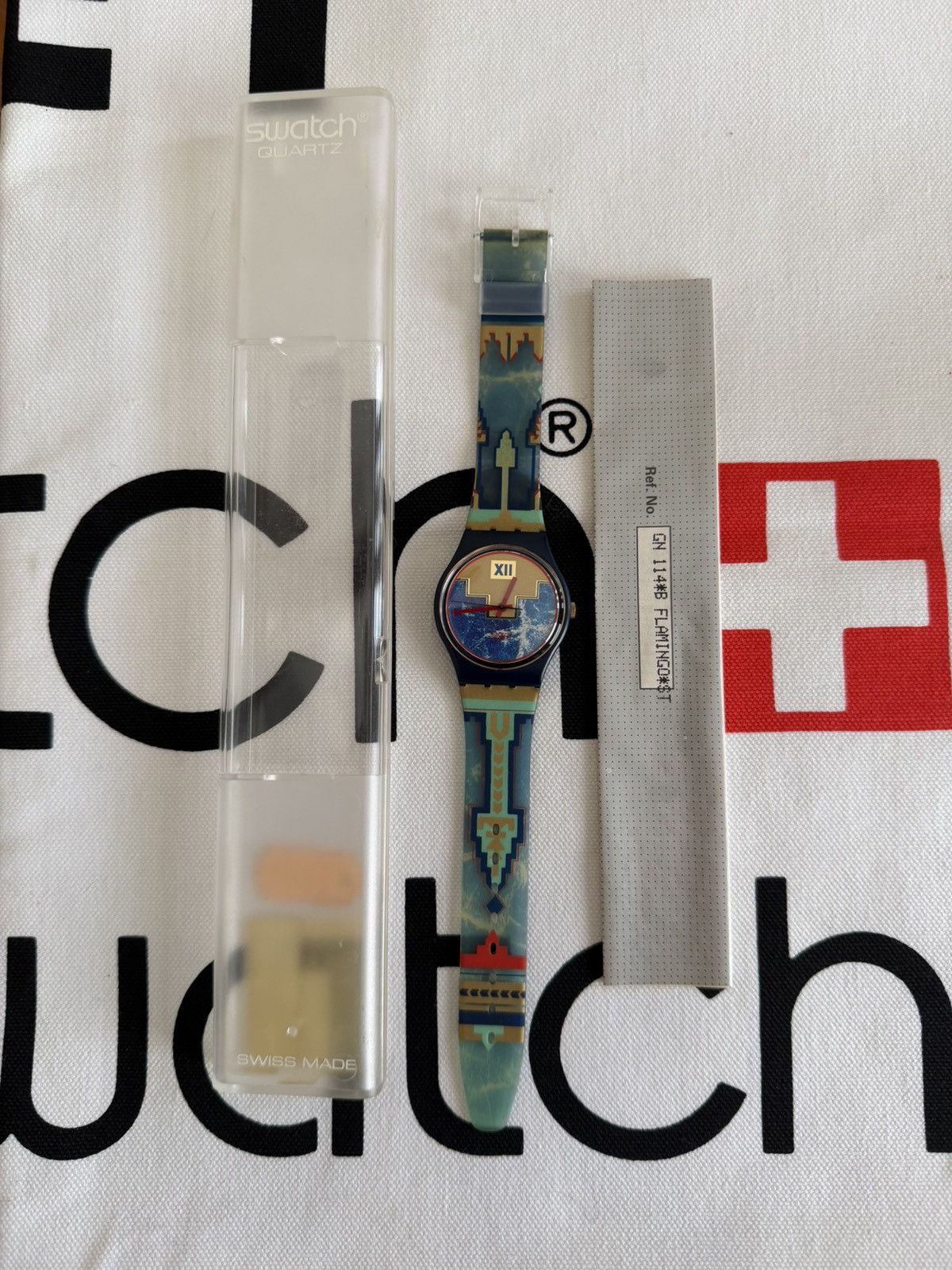 Swatch Swatch Gent "Blue Flamingo" GN114 Size ONE SIZE - 9 Thumbnail