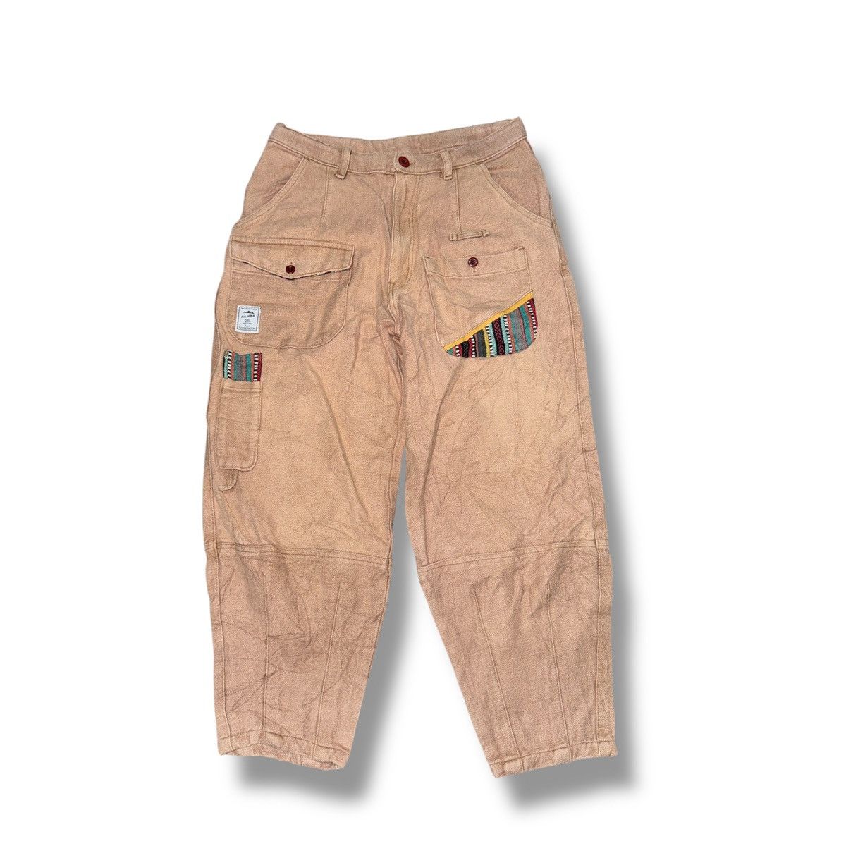 Japanese Brand Amina navajo baggy pants unconventional style pants Size US 32 / EU 48 - 1 Thumbnail