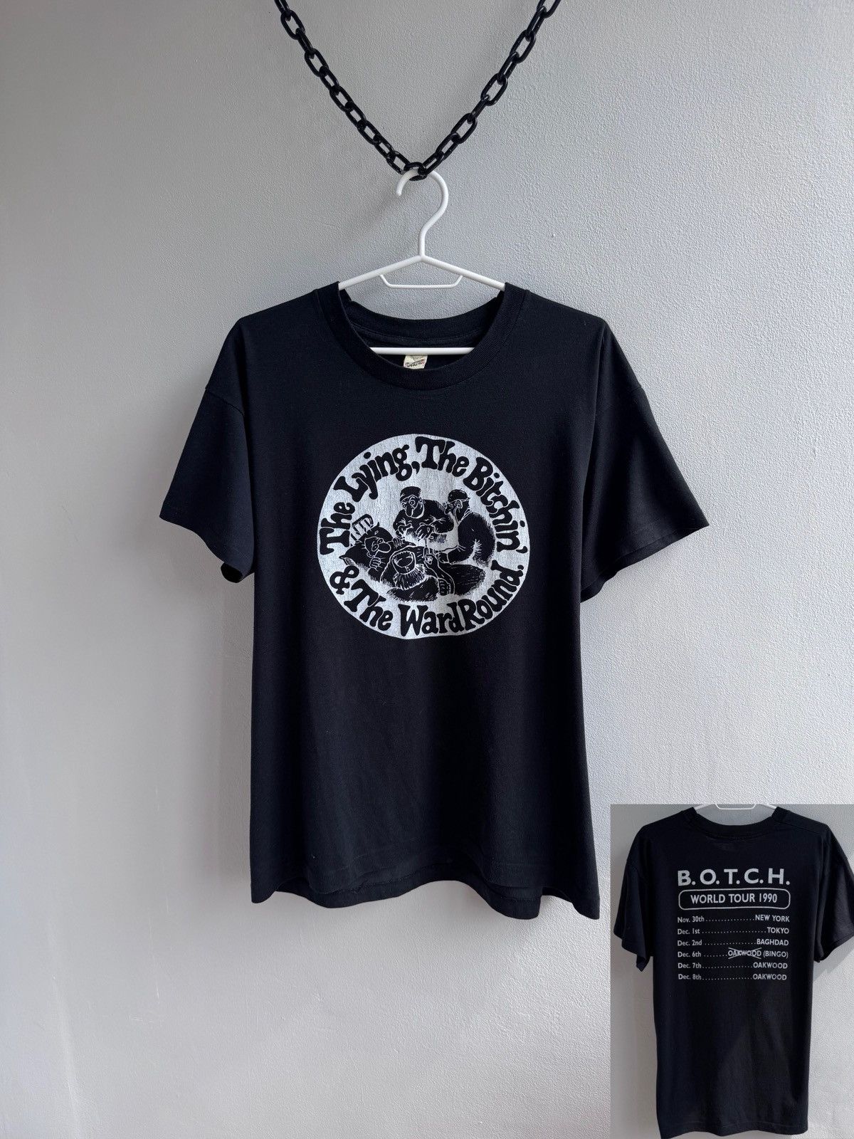 Band Tees Botch 1990 World Tour 90s Vintage T Shirt Tee Band Tees Rock Size US M / EU 48-50 / 2 - 1 Thumbnail