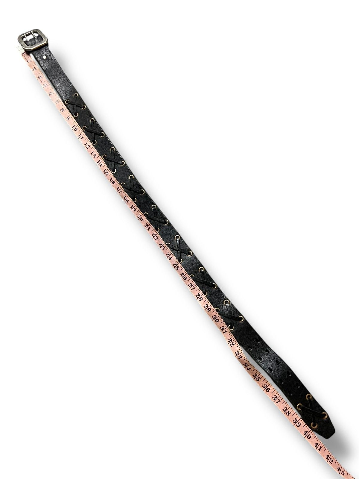 Japanese Brand Japanese Brand Rock & Roll Punk Leather Belt (142) Size 42 - 6 Thumbnail