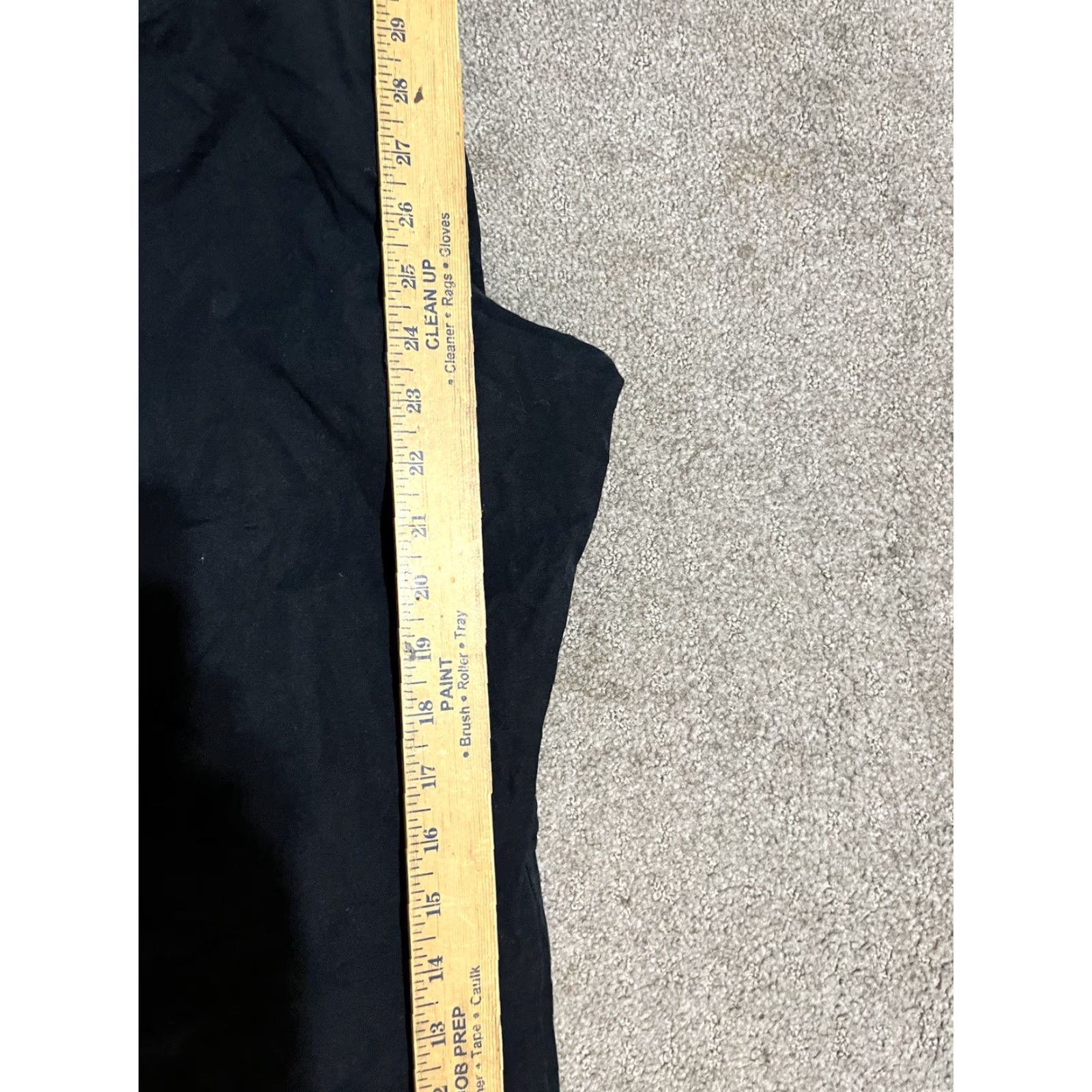 Old Navy Old Navy Black Pixie High-Rise Ankle Pants Women Size 12 Slim Cotton Blend Flat Front Pockets 12 Regular Women's Pants Size 34" / US 12 / IT 48 - 7 Thumbnail