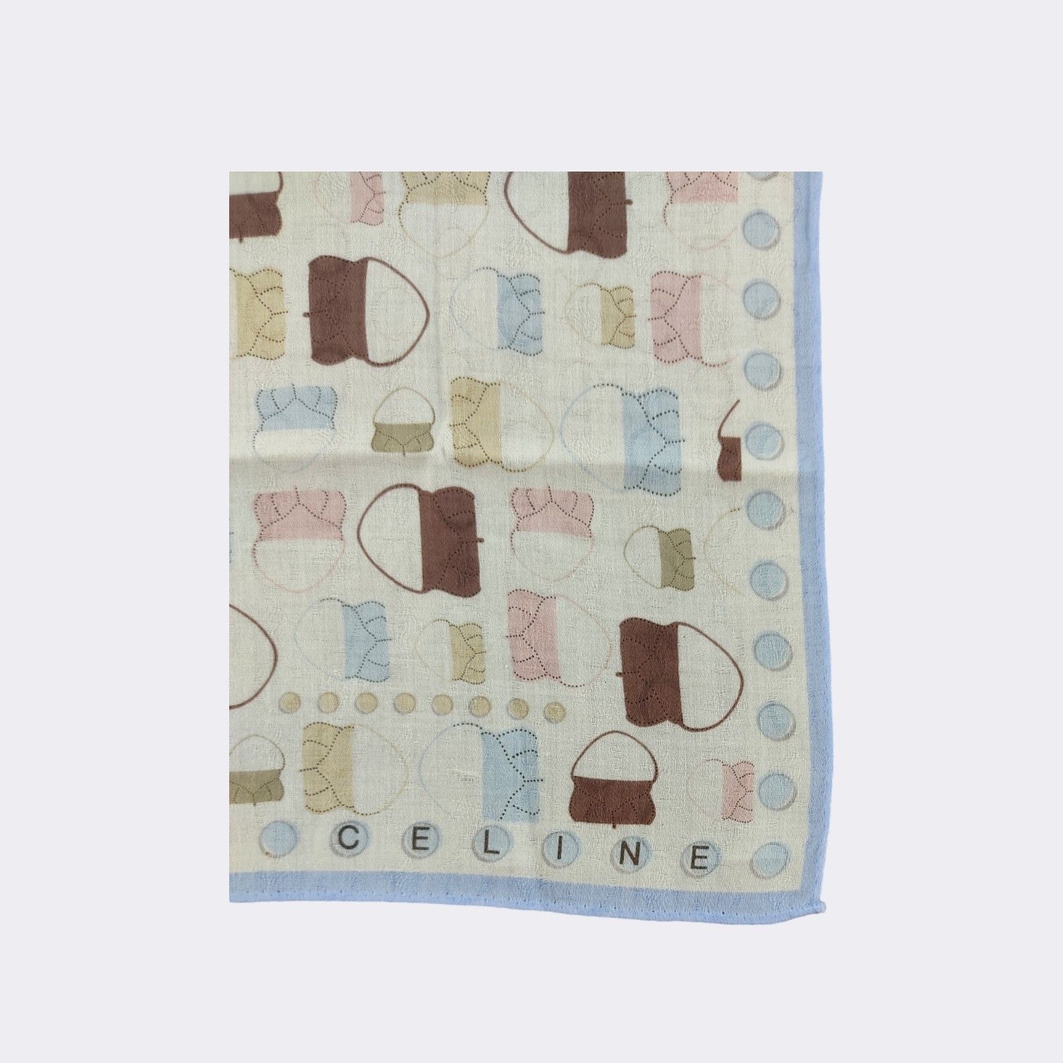 Celine Vintage Celine Handkerchief Neckerchief Bandana H106D Size ONE SIZE - 3 Thumbnail