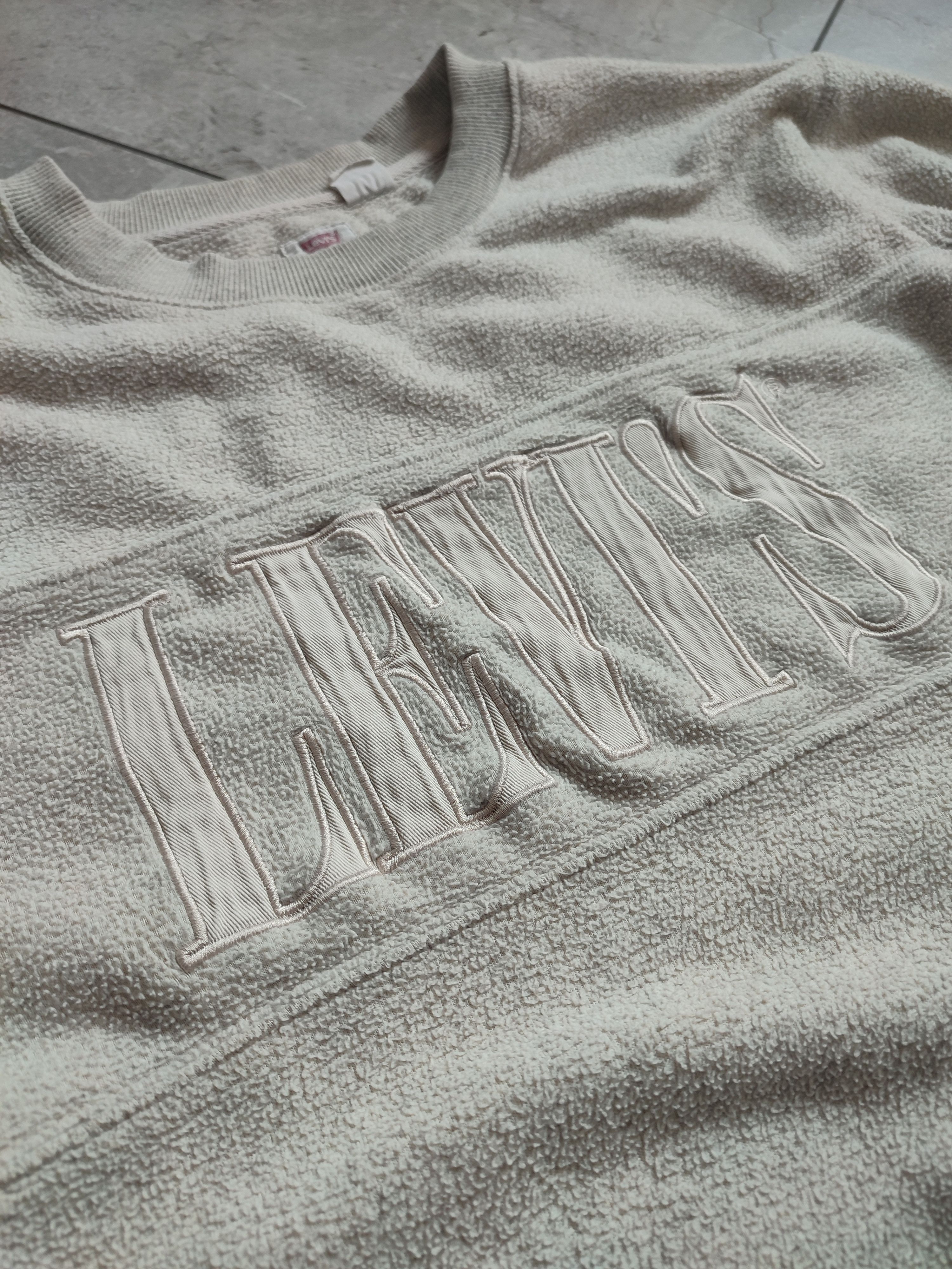 Levi's Vintage Men's teddy sweatshirt Levi's Relaxed pullover Size US XL / EU 56 / 4 - 3 Thumbnail