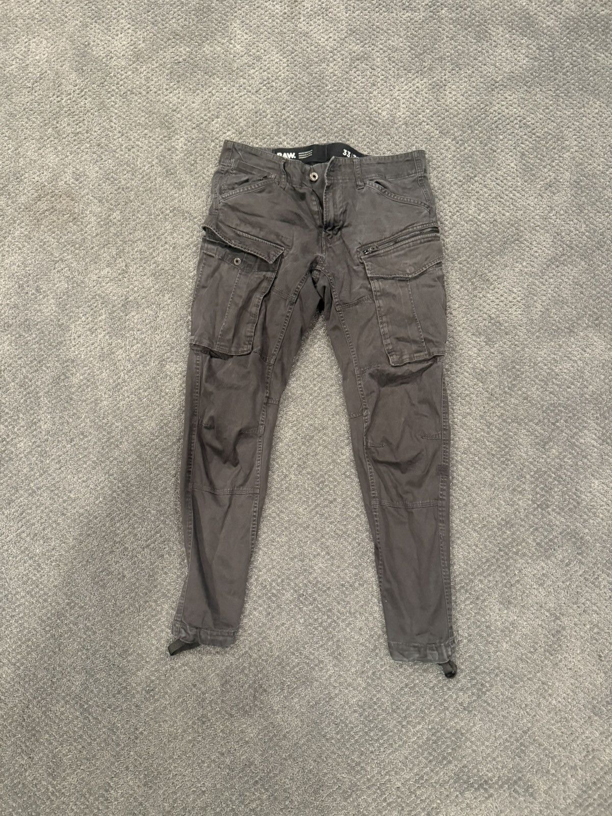 G-Star Rovic Zip 3D Regular Tapered Pants Black