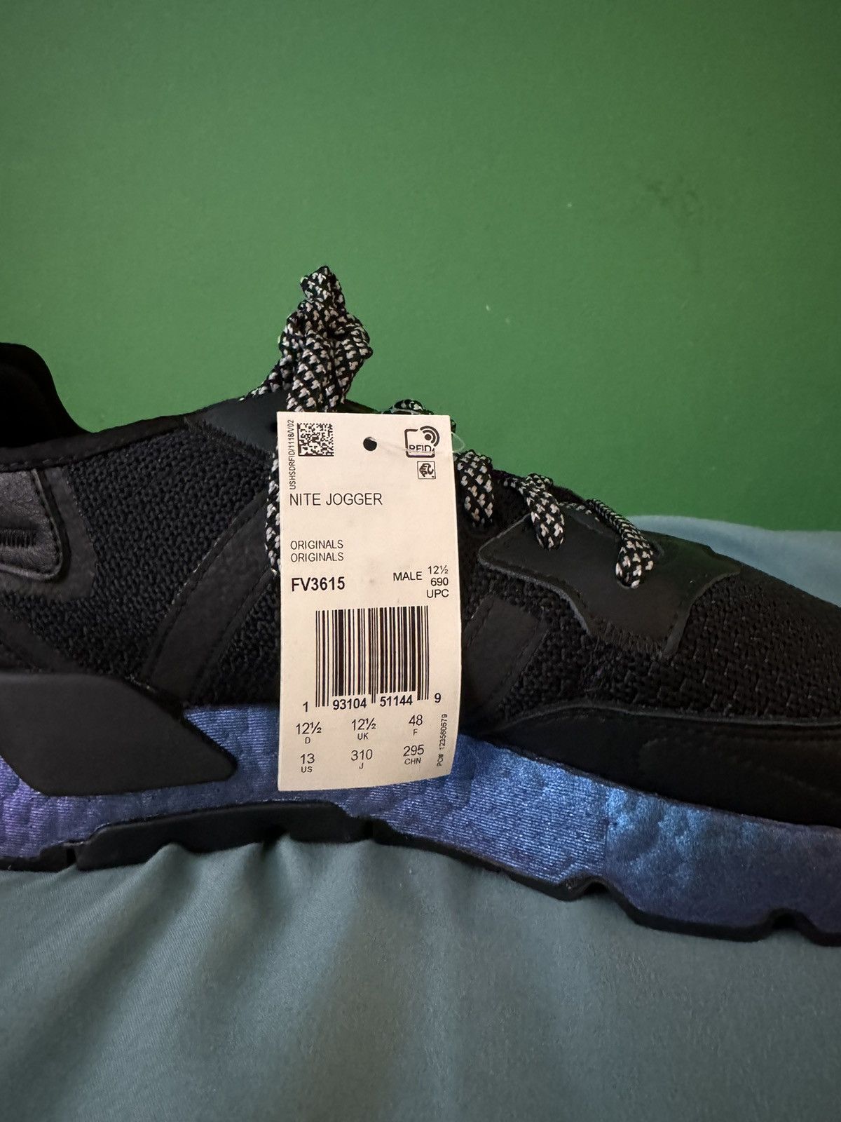 Adidas Adidas Nite Jogger Black Metallic Boost 2019 Size US 13 / EU 46 - 7 Thumbnail