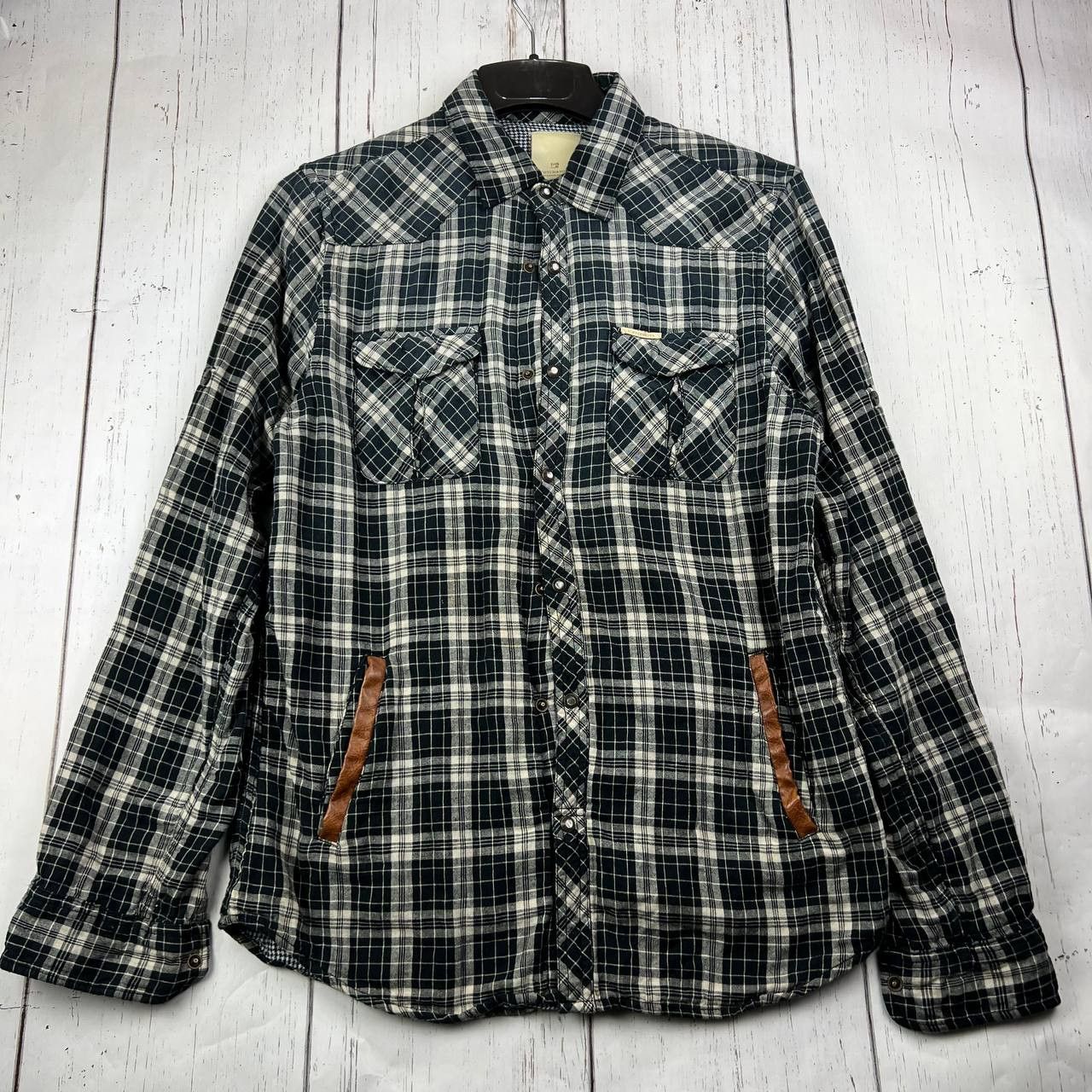 Scotch & Soda Scotch & Soda Large Plaid Long Sleeve Button Down Shirt Men Size US L / EU 52-54 / 3 - 1 Thumbnail
