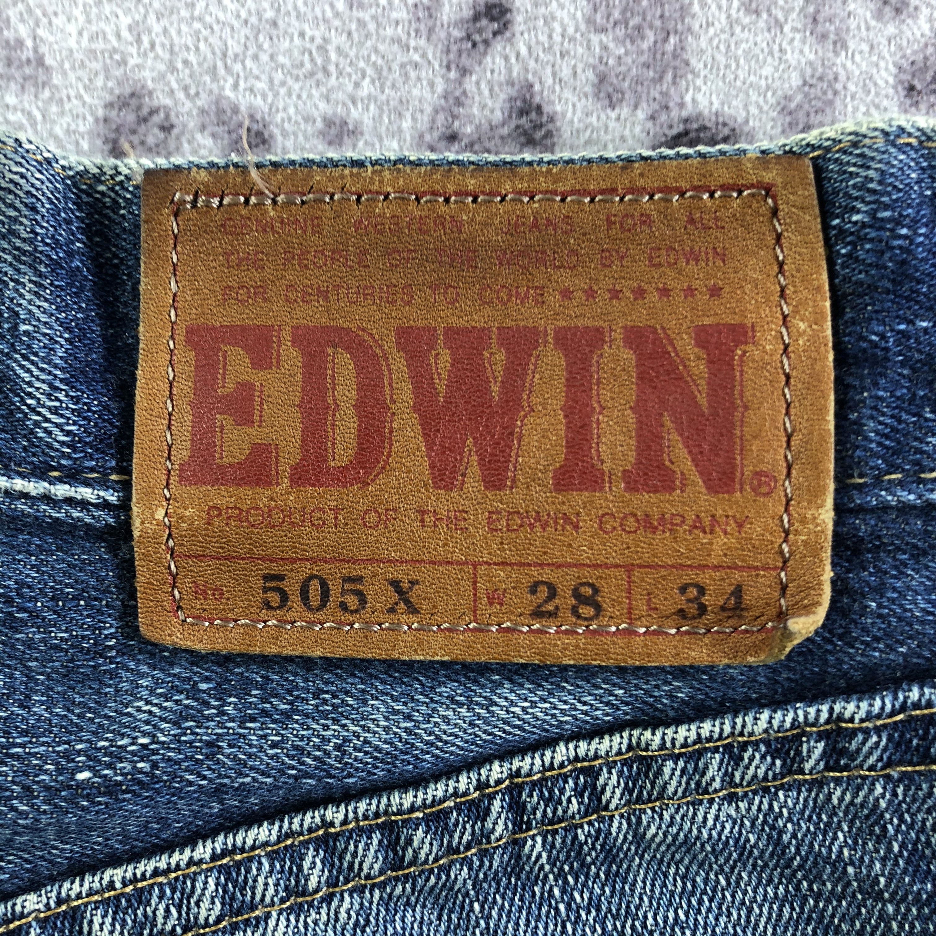 Edwin Vintage Redline Edwin 505 Jeans-JM3537 Size US 29 - 6 Thumbnail
