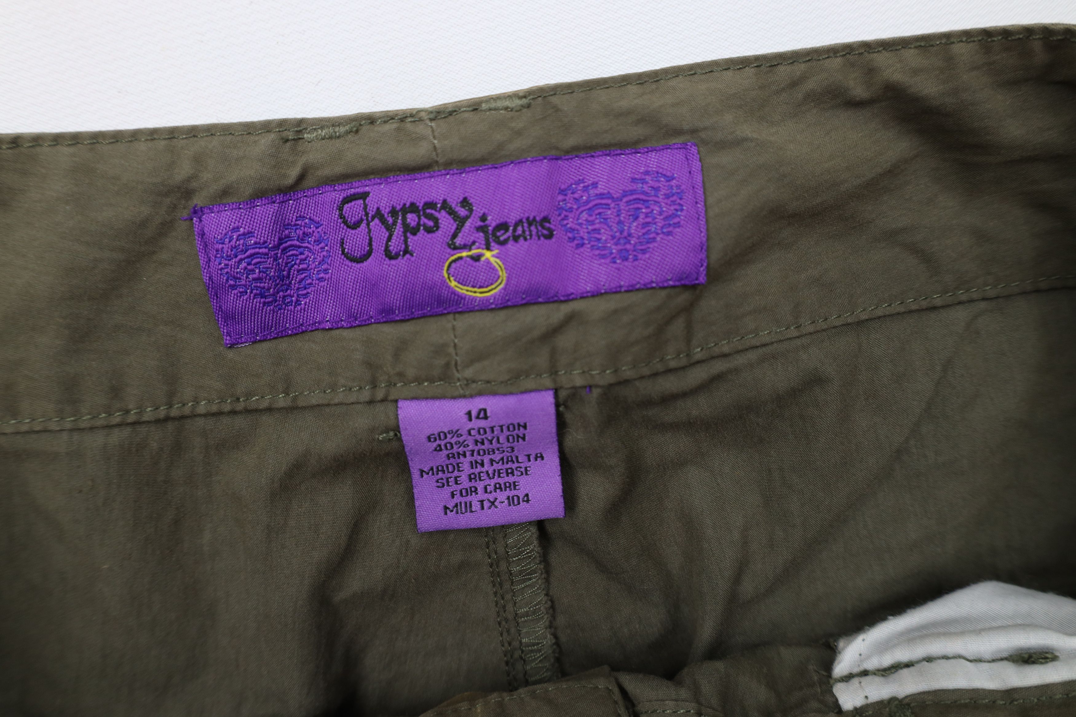 Vintage Vintage 90s Y2K Streetwear Goth Baggy Chain Cargo Pants Size 36" / US 14 / IT 50 - 9 Thumbnail