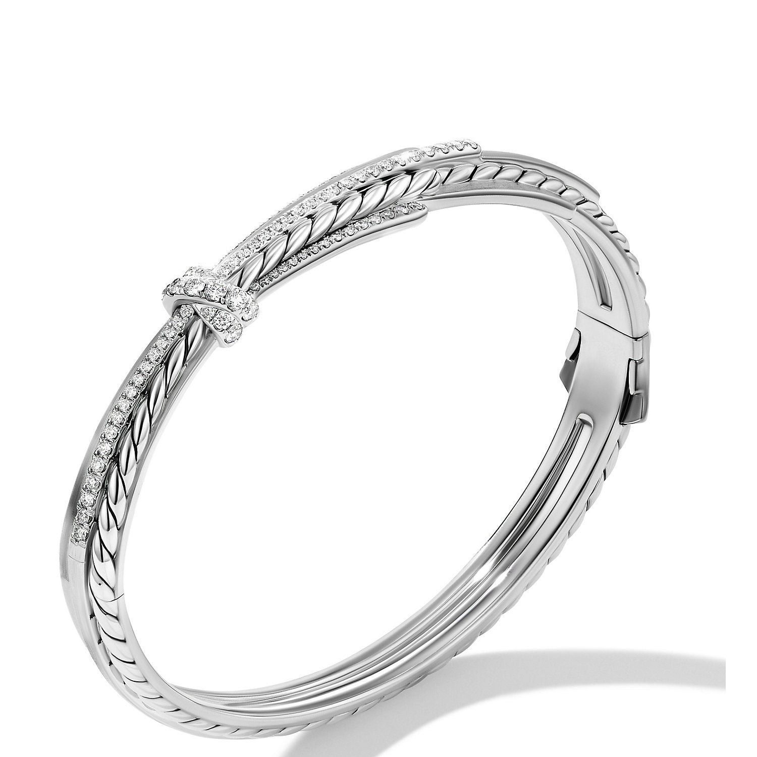 o1w1db10325 Bracelet in Silver with Diamonds & 8.5mm