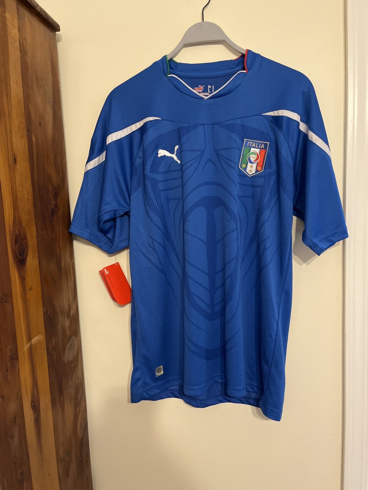 NWT Official 2010 World Cup Puma Italian Jersey