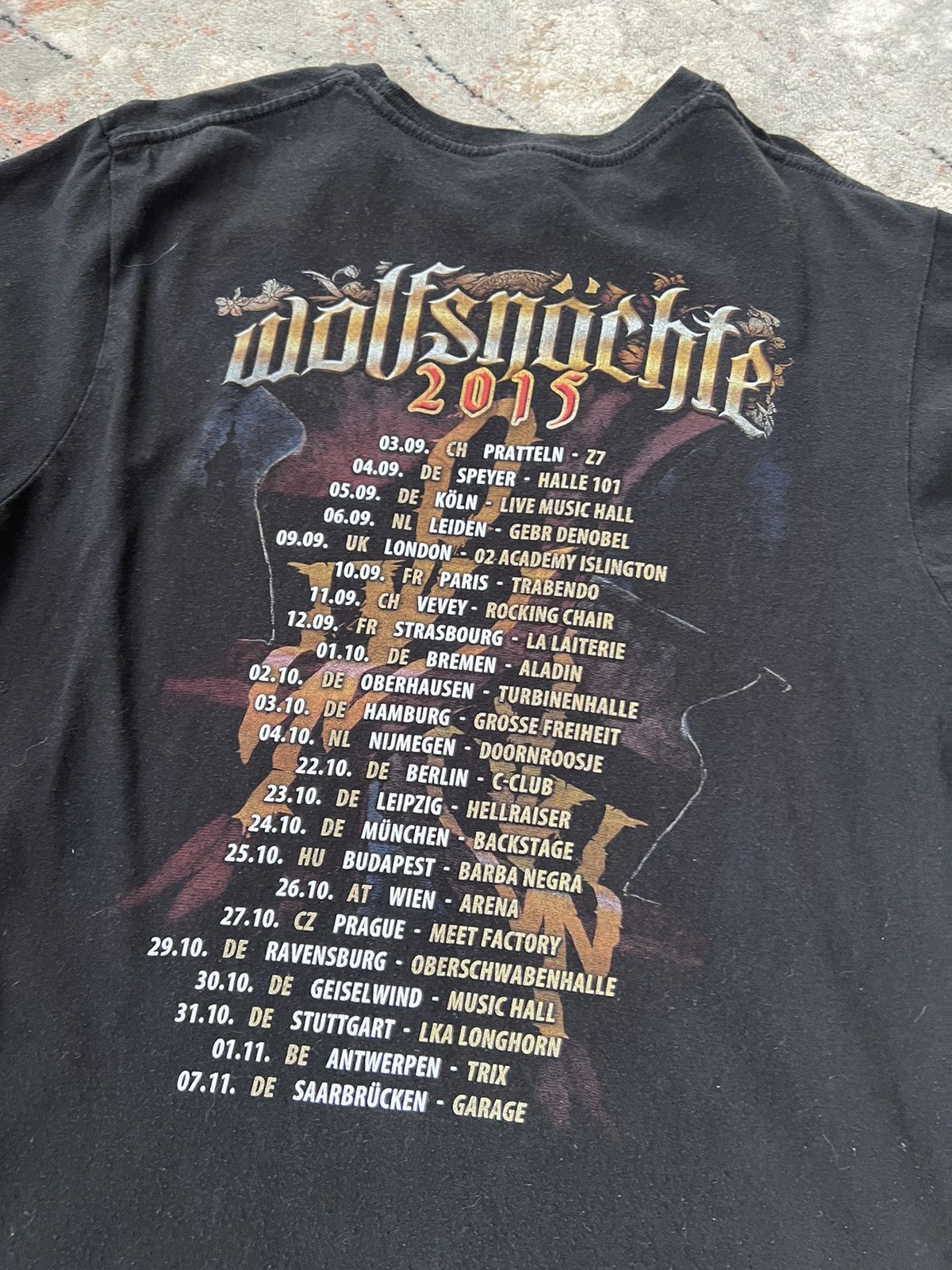 Band Tees PowelWolf 2015 Rock Metal Tee Size US M / EU 48-50 / 2 - 7 Thumbnail
