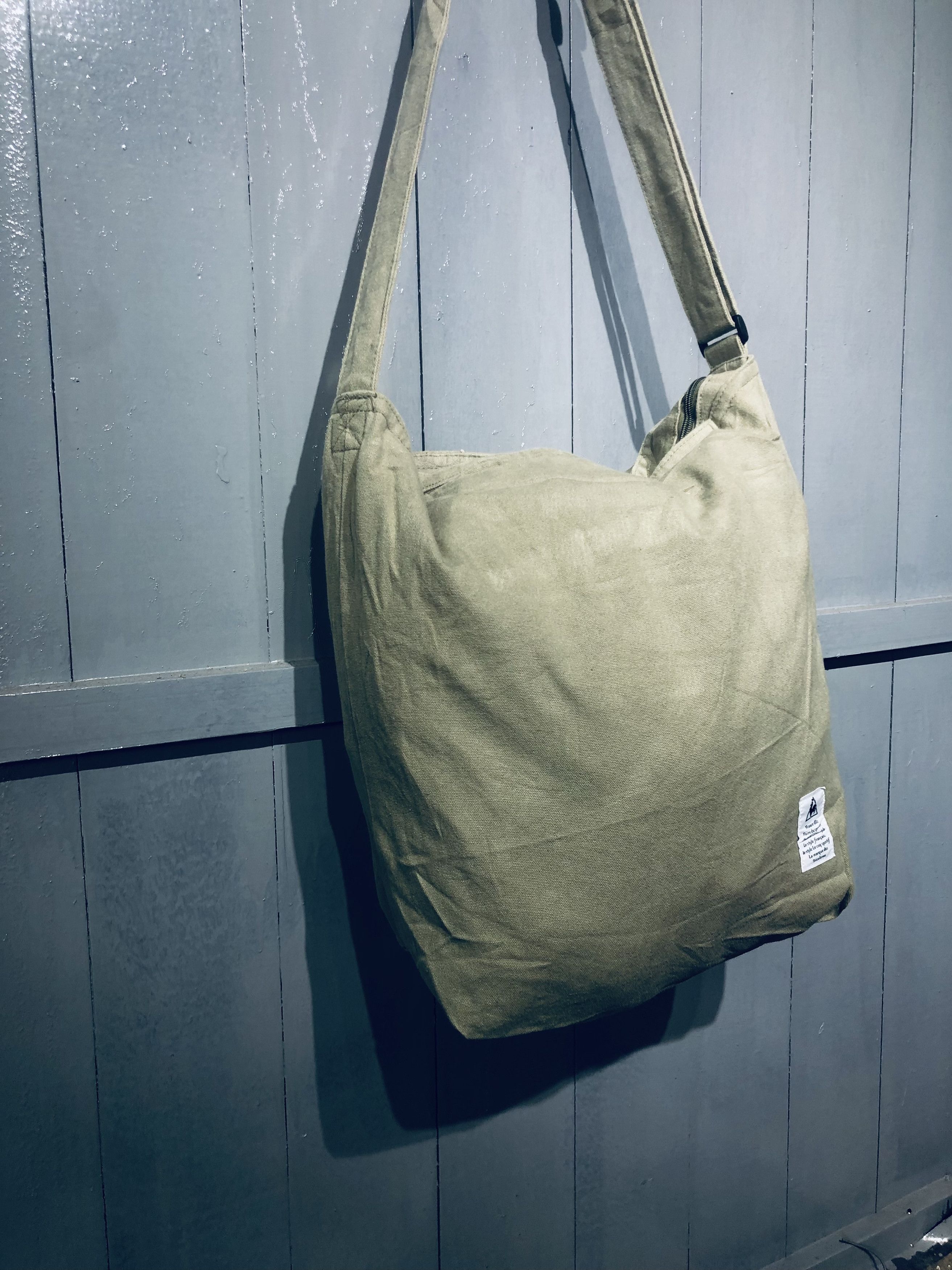 Canvas × Le Coq Sportif LECOQSPORTIF FRANCE 1882 ARMY COLOR STYLE CROSSBODY BAG Size ONE SIZE - 2 Thumbnail