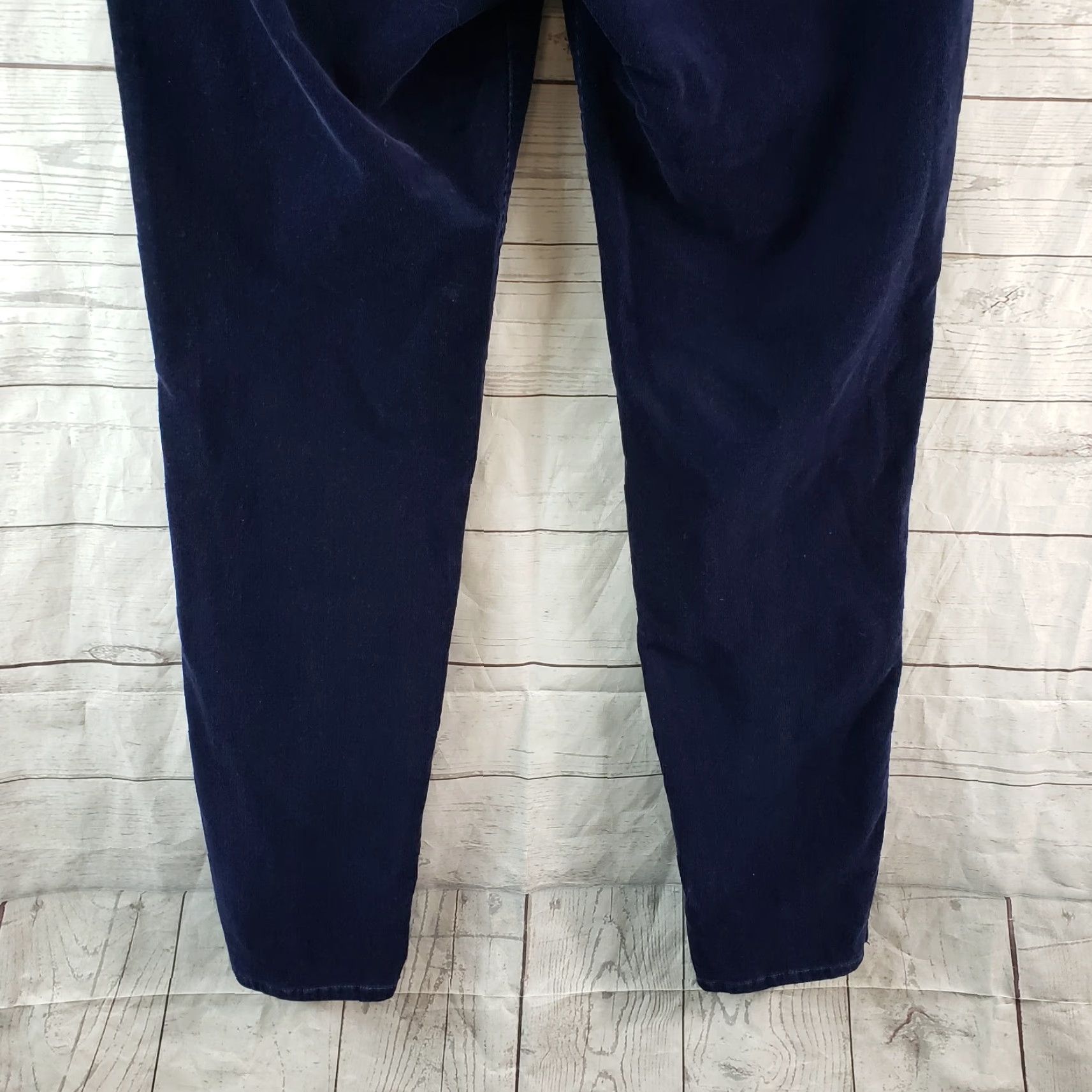 Vintage Edyson Womens Skinny Corduroy Pants Sz 30 Blue Mid Rise Pants Womens 30 Blue Skinny Corduroy Edyson Size 30" / US 8 / IT 44 - 5 Thumbnail