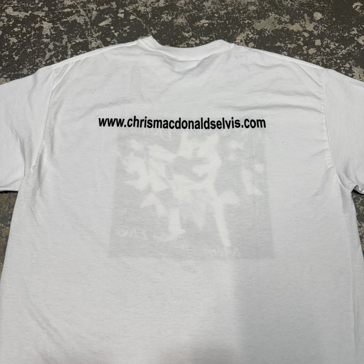 Band Tees Vintage Chris MacDonald Memories of Elvis Presley Signed Tsh Size US L / EU 52-54 / 3 - 7 Thumbnail