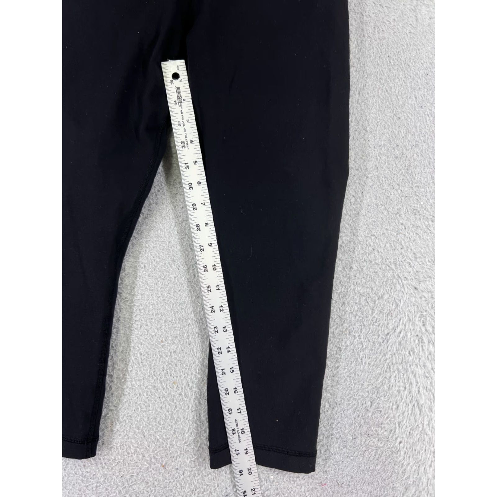 Lululemon Lululemon Leggings Womens 6 Black Gray High Rise Pockets Activewear Yoga Cross Training Dance 19in Inseam Womens Size 28" / US 6 / IT 42 - 7 Thumbnail