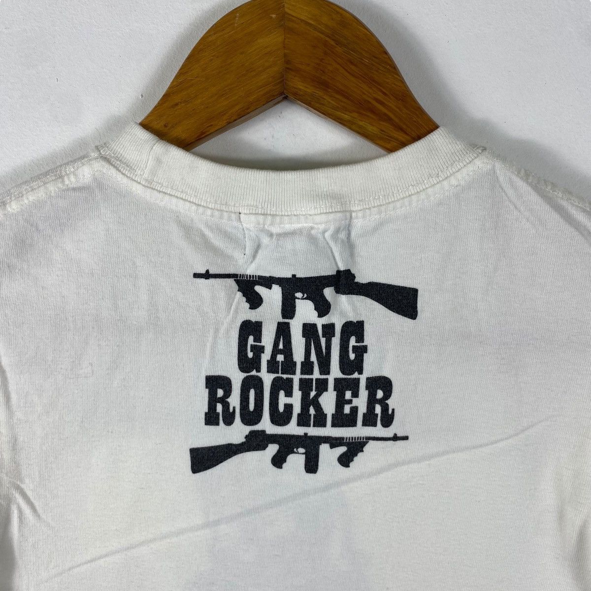 Japanese Brand Vintage GANG ROCKER Center Japan Market Graphic Tee Shirt Size US XS / EU 42 / 0 - 5 Thumbnail