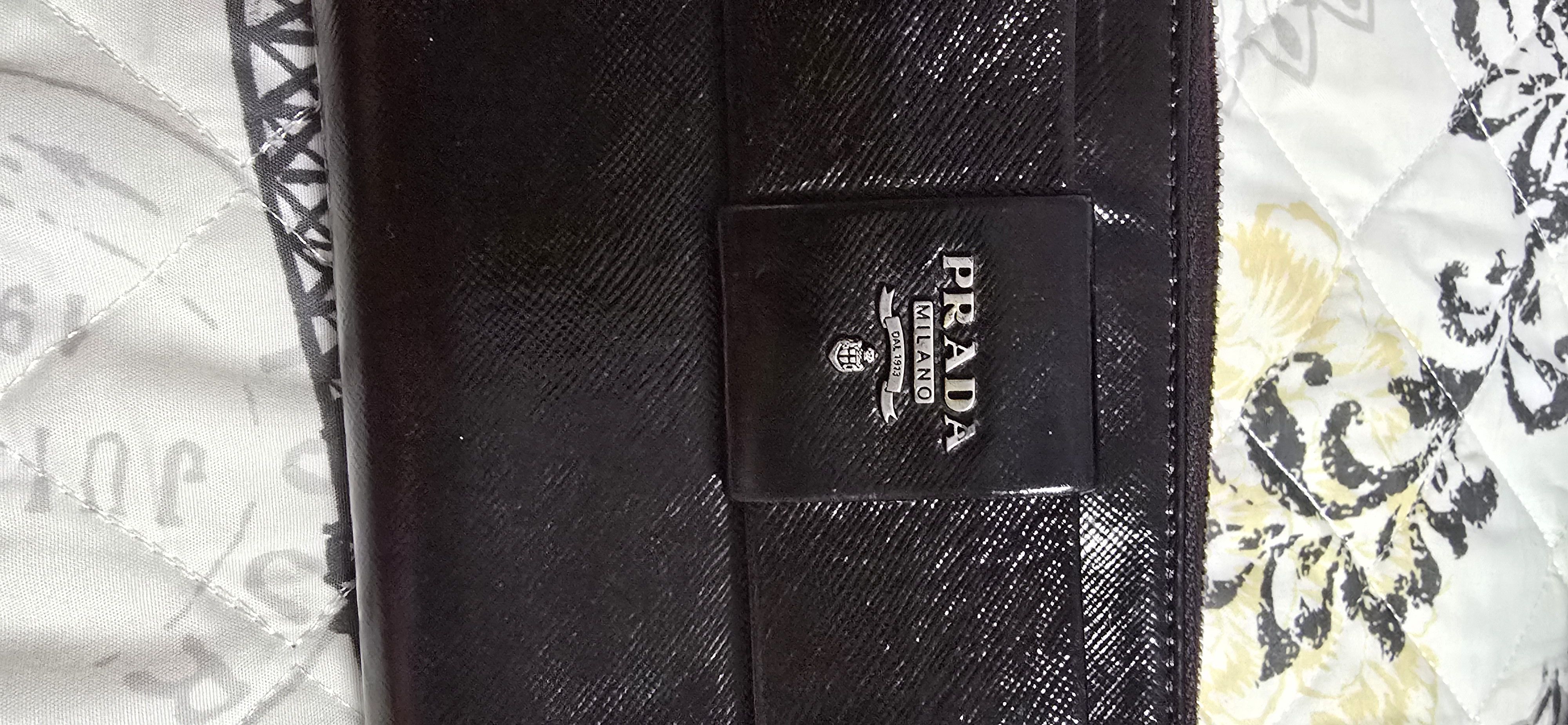 Prada Modified Saffiano Fiocco Zippy Wallet on Chain Size ONE SIZE - 5 Thumbnail