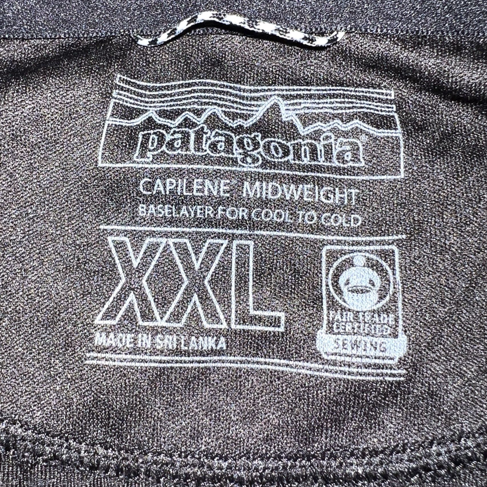 Patagonia Patagonia Men’s Top Pullover Capilene Midweight 1/4 Zip Base Layer Size 2XL Size US XXL / EU 58 / 5 - 3 Thumbnail