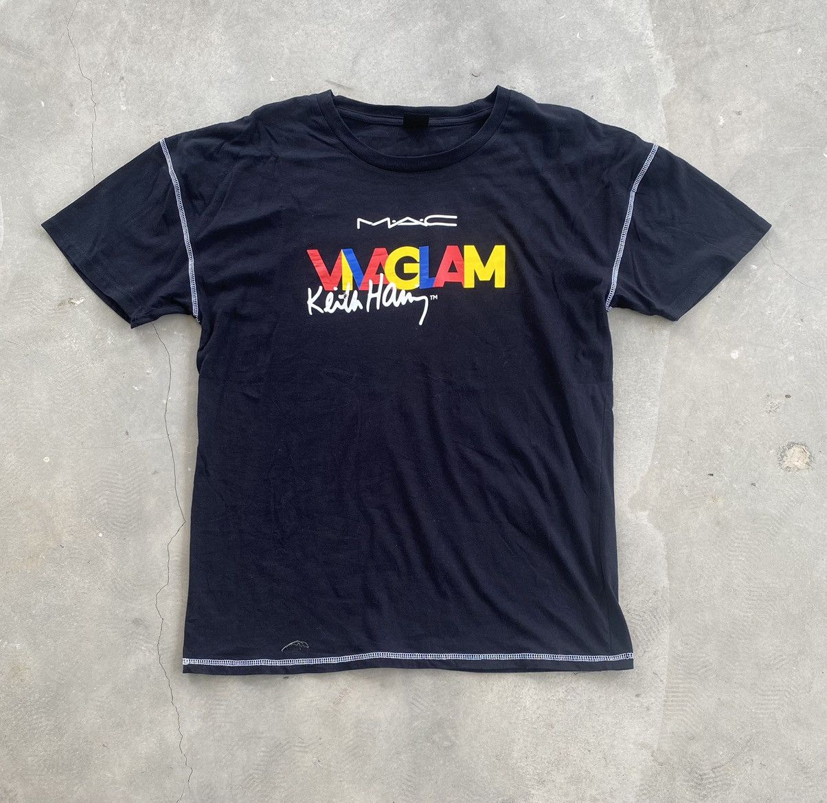 Keith Haring × Vintage MAC VIVA GLAM X KEITH HARING TEE Size US L / EU 52-54 / 3 - 1 Thumbnail