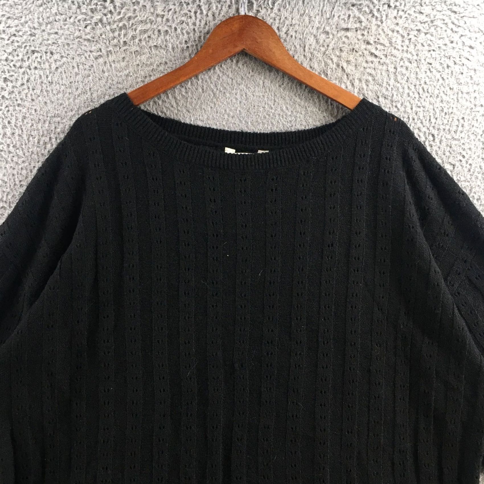 Vintage Terra & Sky Sweaters Womens 2X Brown Pullover Long Sleeve Boat Neck Comfort Shirt Pullover Casual Men? Size XXL / US 16-18 / IT 52-54 - 2 Thumbnail