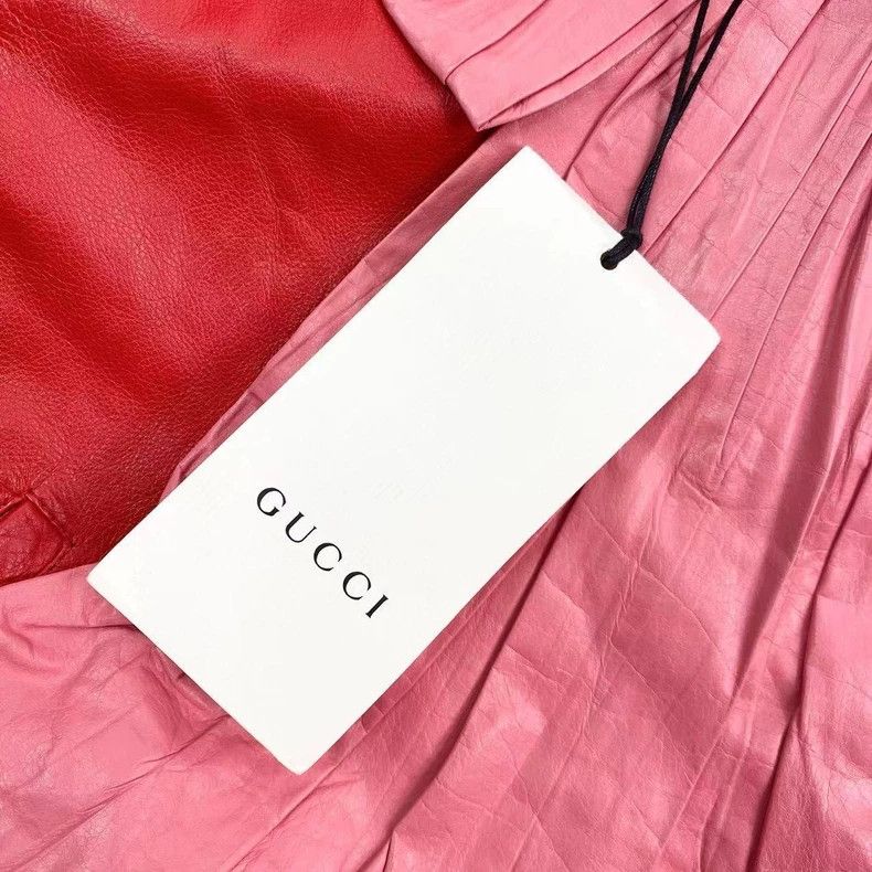 Gucci Gucci Bow red leather set Size S / US 4 / IT 40 - 8 Thumbnail