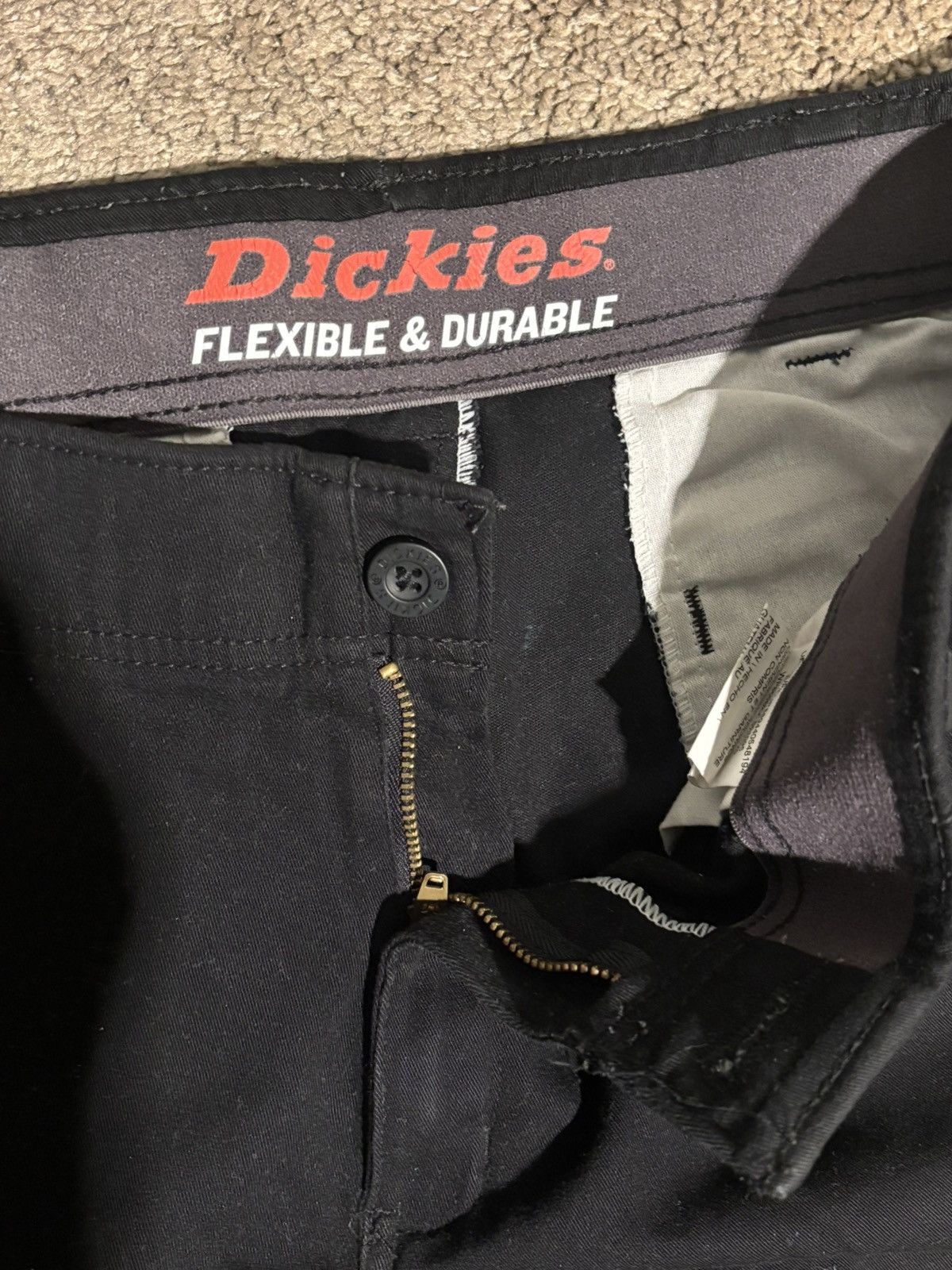 Dickies Dickies Black Work Pants w/ Side Knee Pockets – 32x32 Size US 32 / EU 48 - 6 Thumbnail