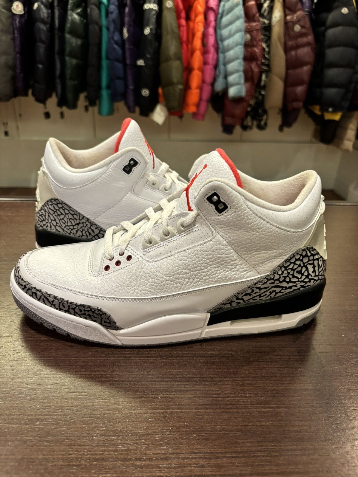 Pre-owned Jordan Brand 3 Retro ‘white Cement' Shoes