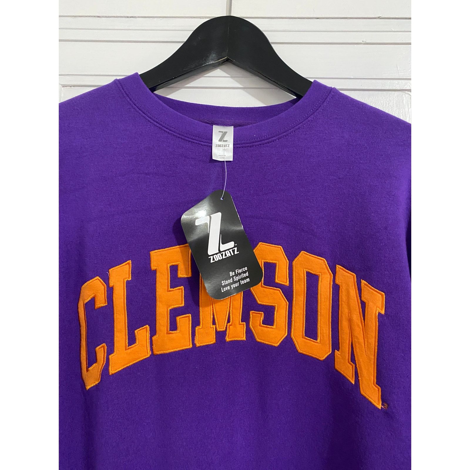 NCAA NWT Clemson Tigers Crewneck Sweatshirt Adult Size Small Size US S / EU 44-46 / 1 - 2 Thumbnail