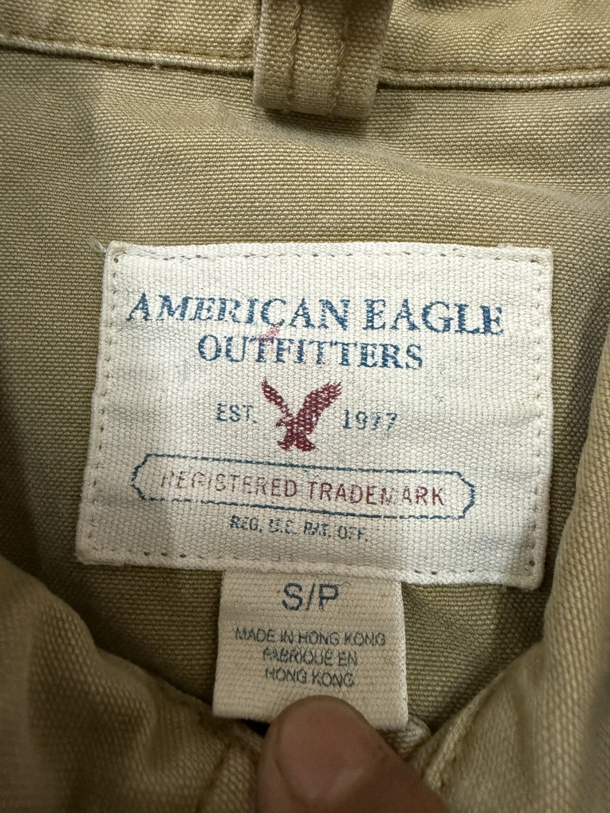 American Eagle Outfitters AMERICAN EAGLES OUTFITTERS KHAKIS WORKER JACKET Size US S / EU 44-46 / 1 - 5 Thumbnail