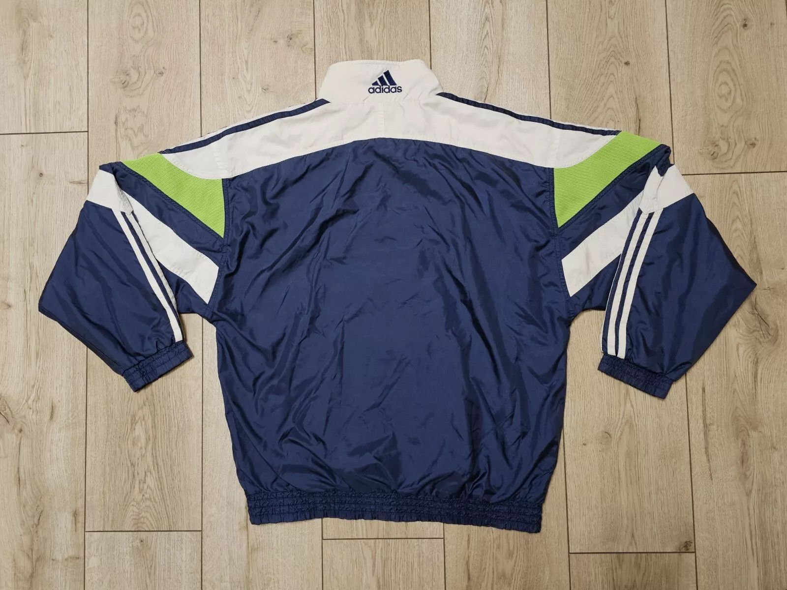 Adidas × Vintage ADIDAS VINTAGE NEYLON JACKET Y2K 00s SOCCER TRAINING JACKET Size US M / EU 48-50 / 2 - 2 Thumbnail