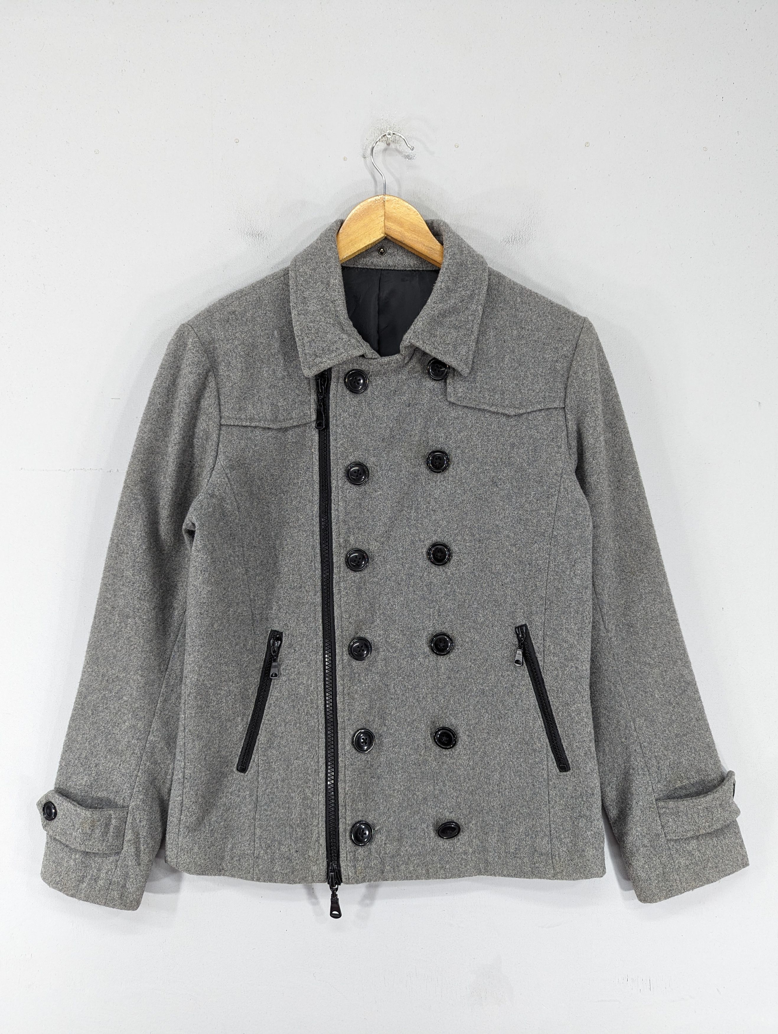 image of If Six Was Nine x Semantic Design Wool Peacoat Jacket, Men's (Size Medium)