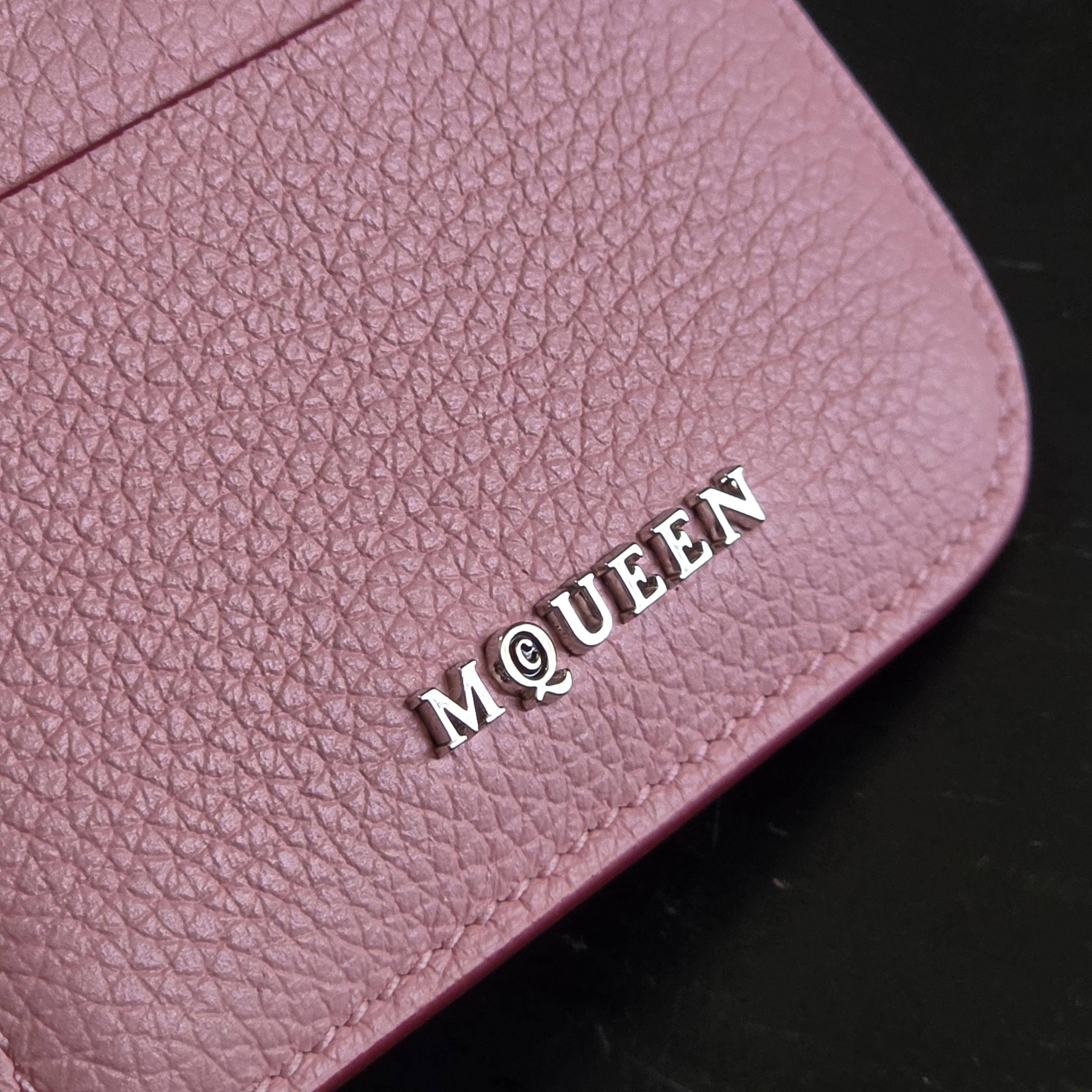 Alexander McQueen Grainy leather cardholder Size ONE SIZE - 2 Thumbnail
