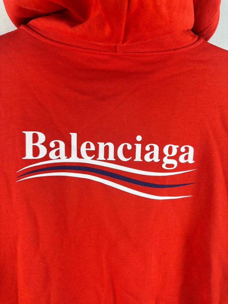 Balenciaga Balenciaga Red Coke Hoodie 2502-Nextarrow Size US XS / EU 42 / 0 - 2 Thumbnail