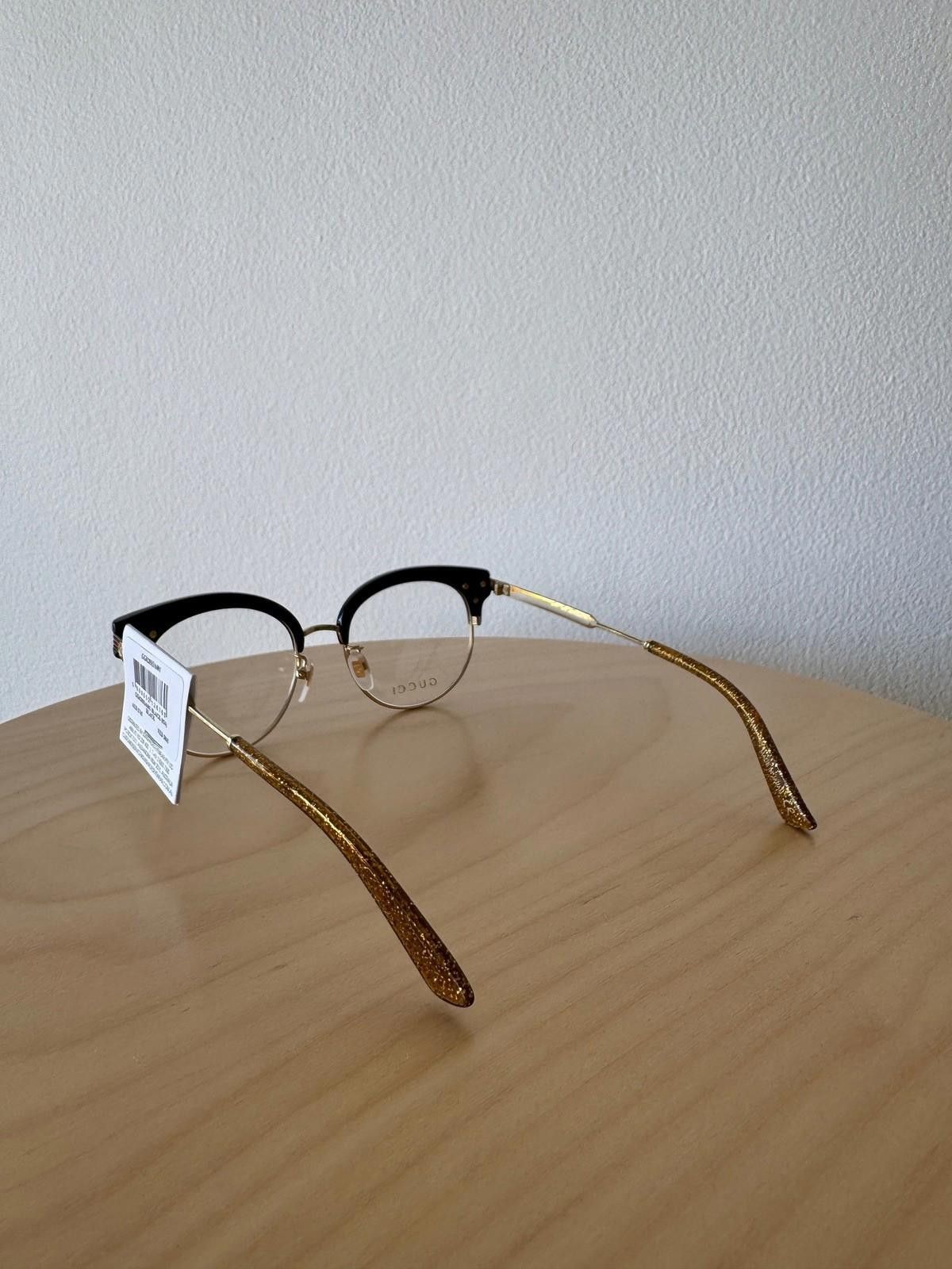 Gucci New Gucci eyewear optical glasses GG0285OA 001 gold black Size ONE SIZE - 5 Thumbnail