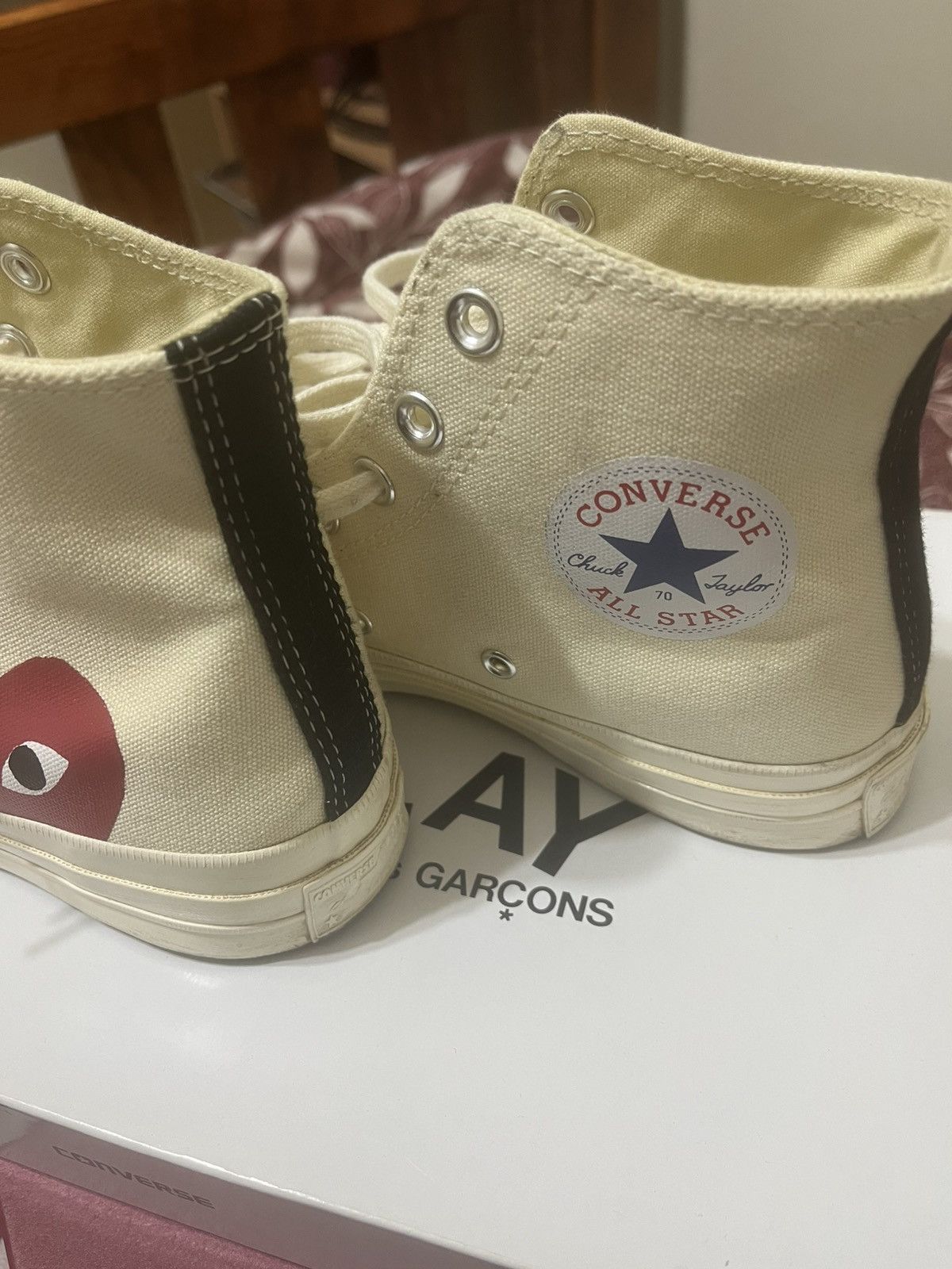 Comme des Garcons PLAY × Converse CDG Converse High Top Size US 8 / IT 38 - 4 Thumbnail