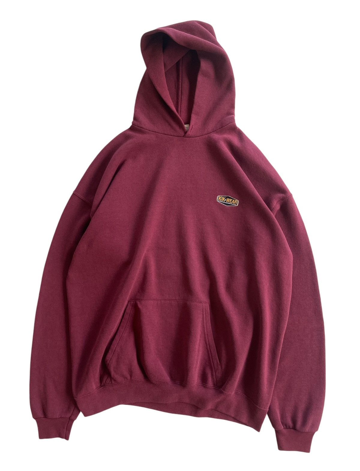 Vintage Vintage 90s Kik-Wear Skates Sweatshirt Hoodies Size US XL / EU 56 / 4 - 5 Thumbnail