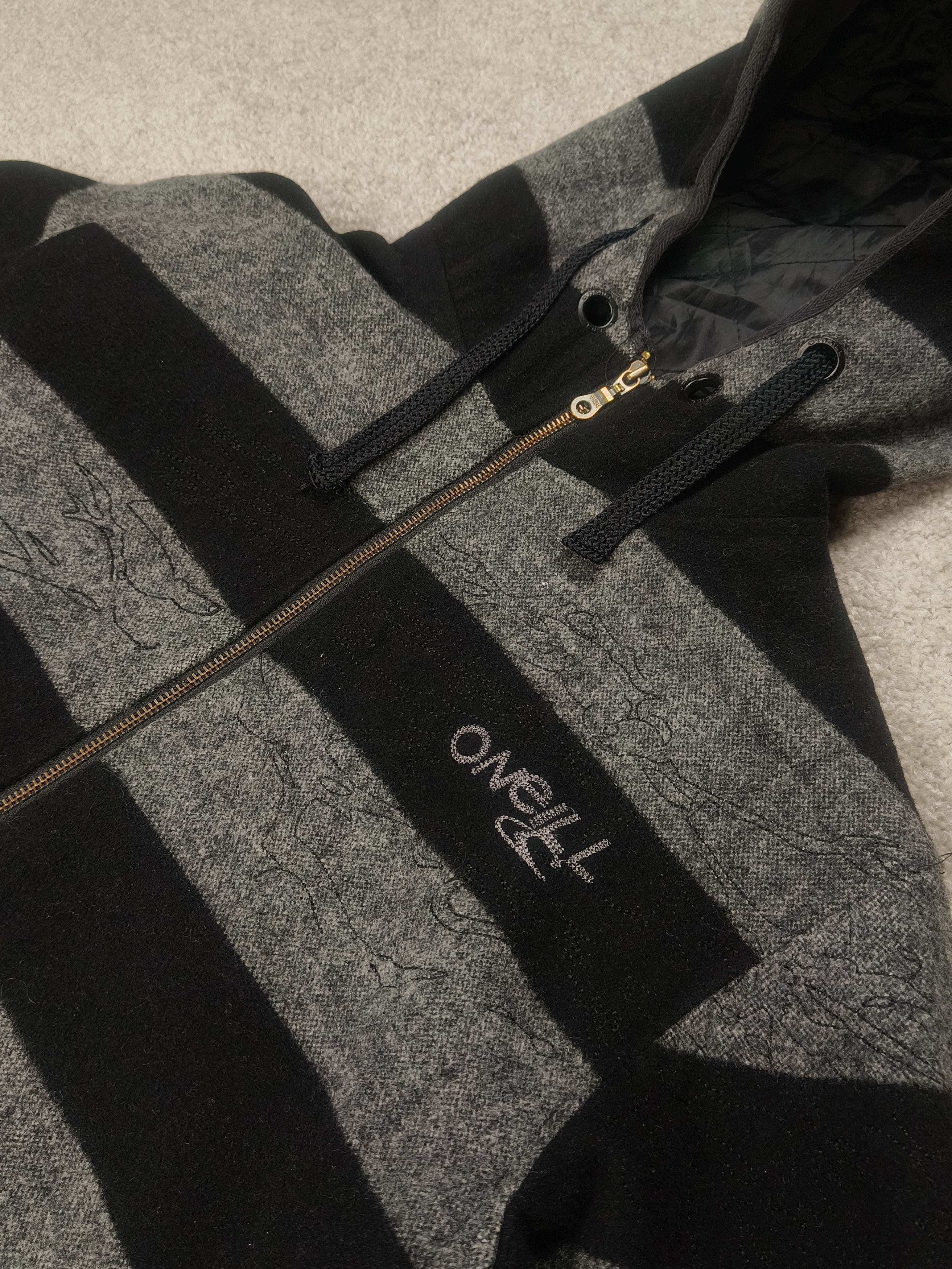 O'Neill O'Neill Striped Zip Hoodie Size US L / EU 52-54 / 3 - 2 Thumbnail